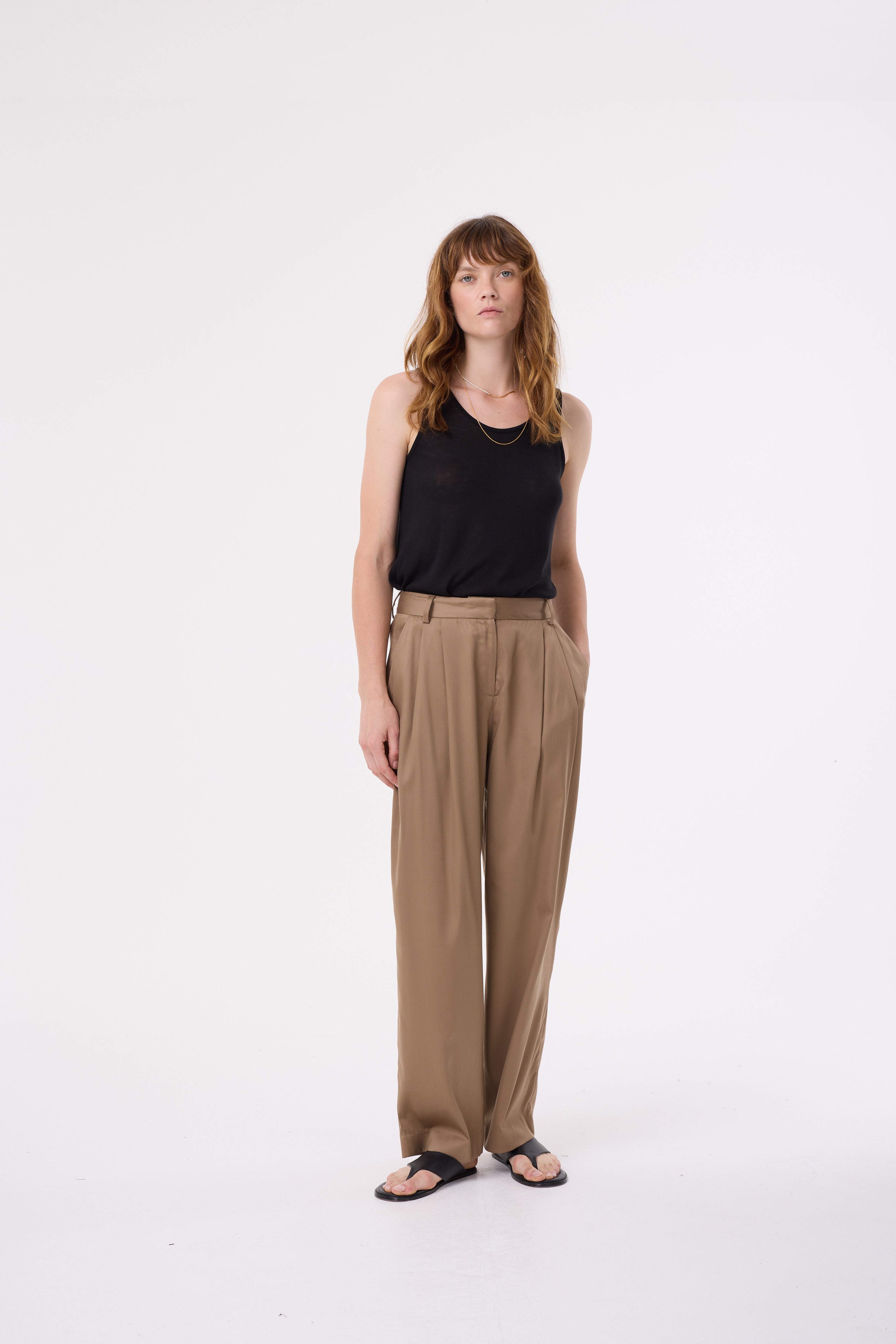 CHIARA MOCHA TROUSERS
