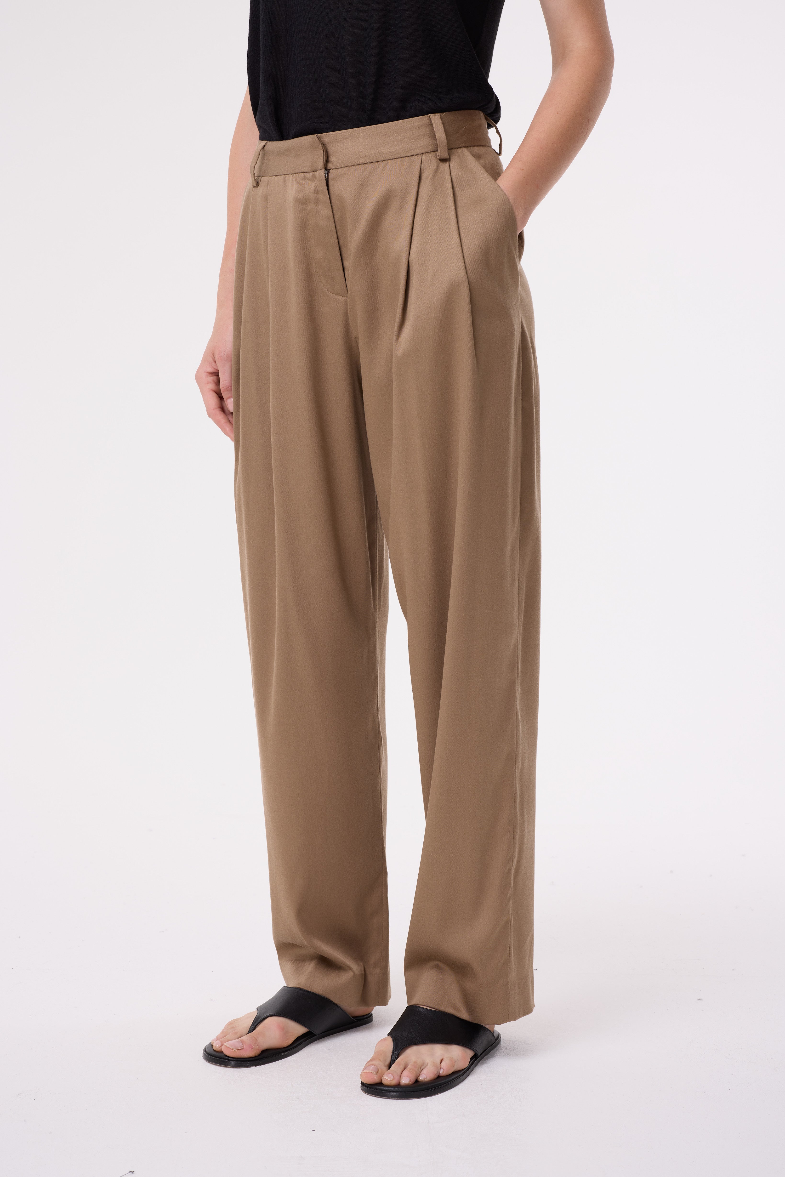 CHIARA MOCHA TROUSERS