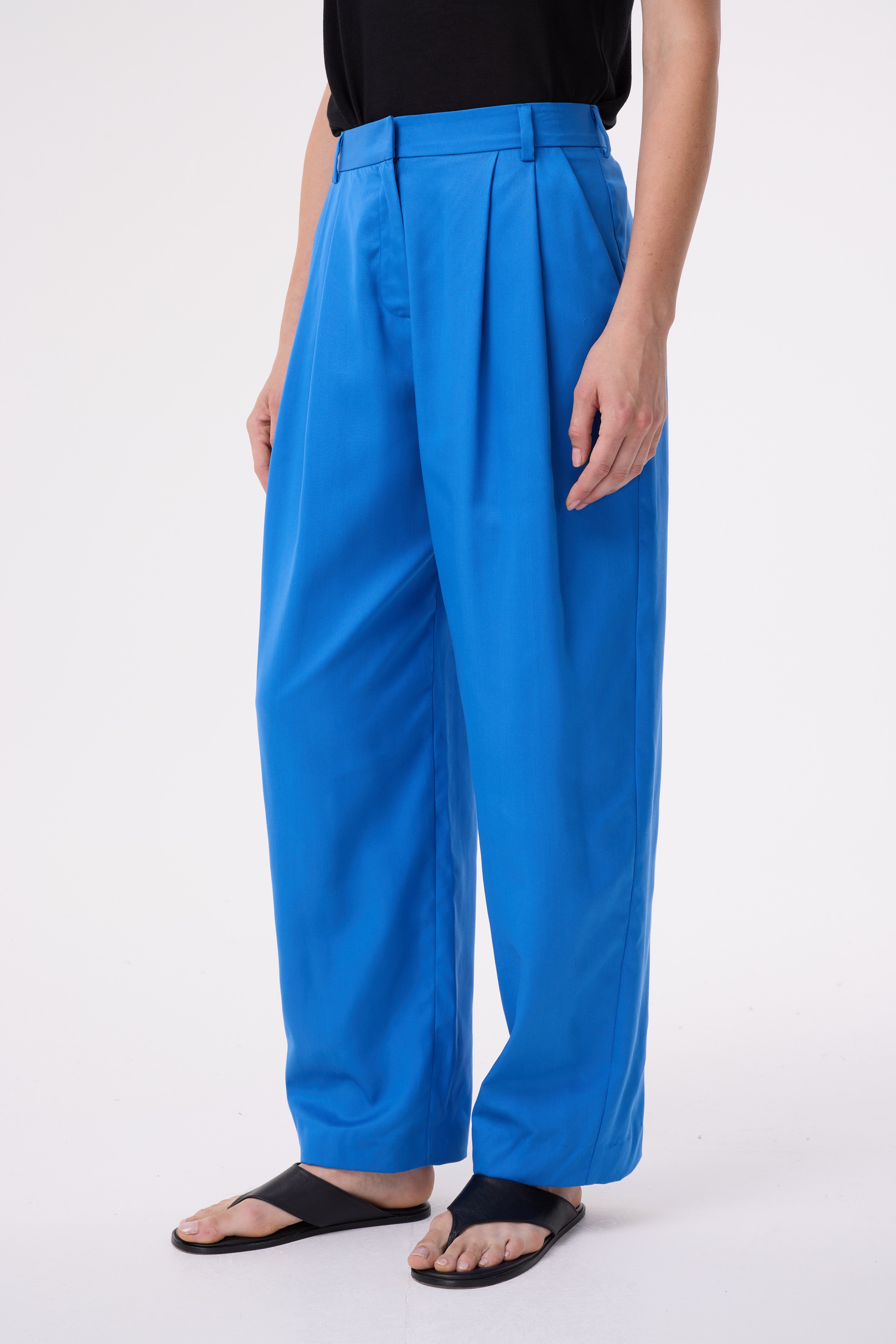 CHIARA ELECTRIC BLUE TROUSERS