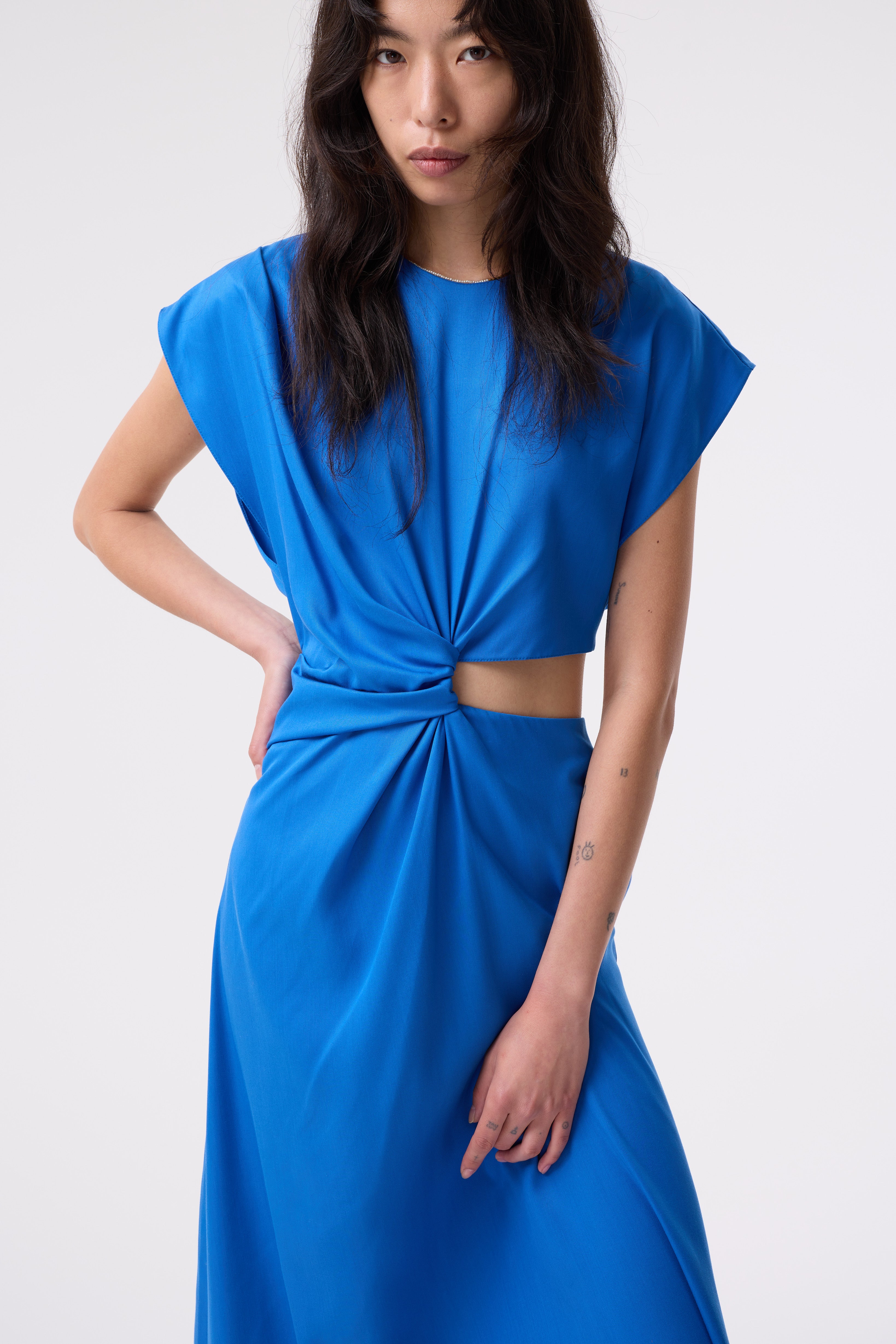 EMBROSE ELECTRIC BLUE DRESS