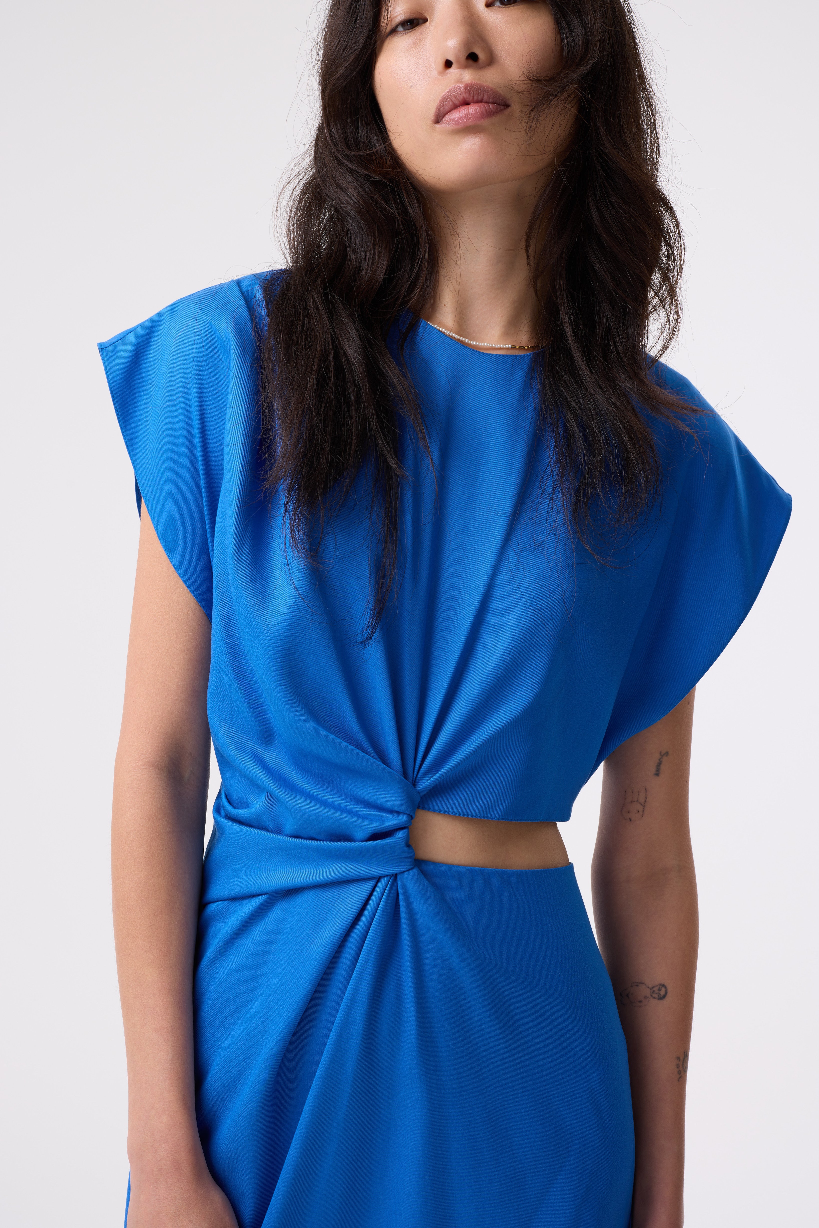 EMBROSE ELECTRIC BLUE DRESS