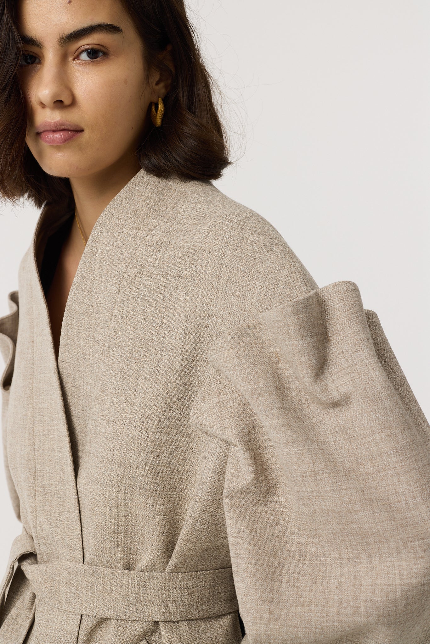 GRACIE GREY UNDYED JACKET