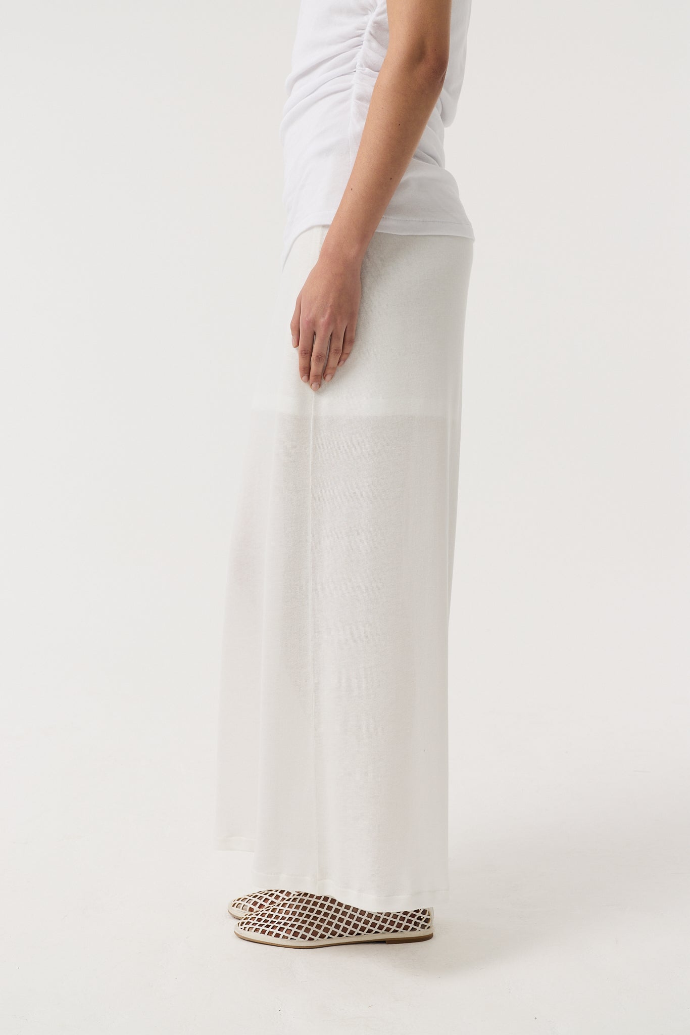 ADA WHITE SKIRT