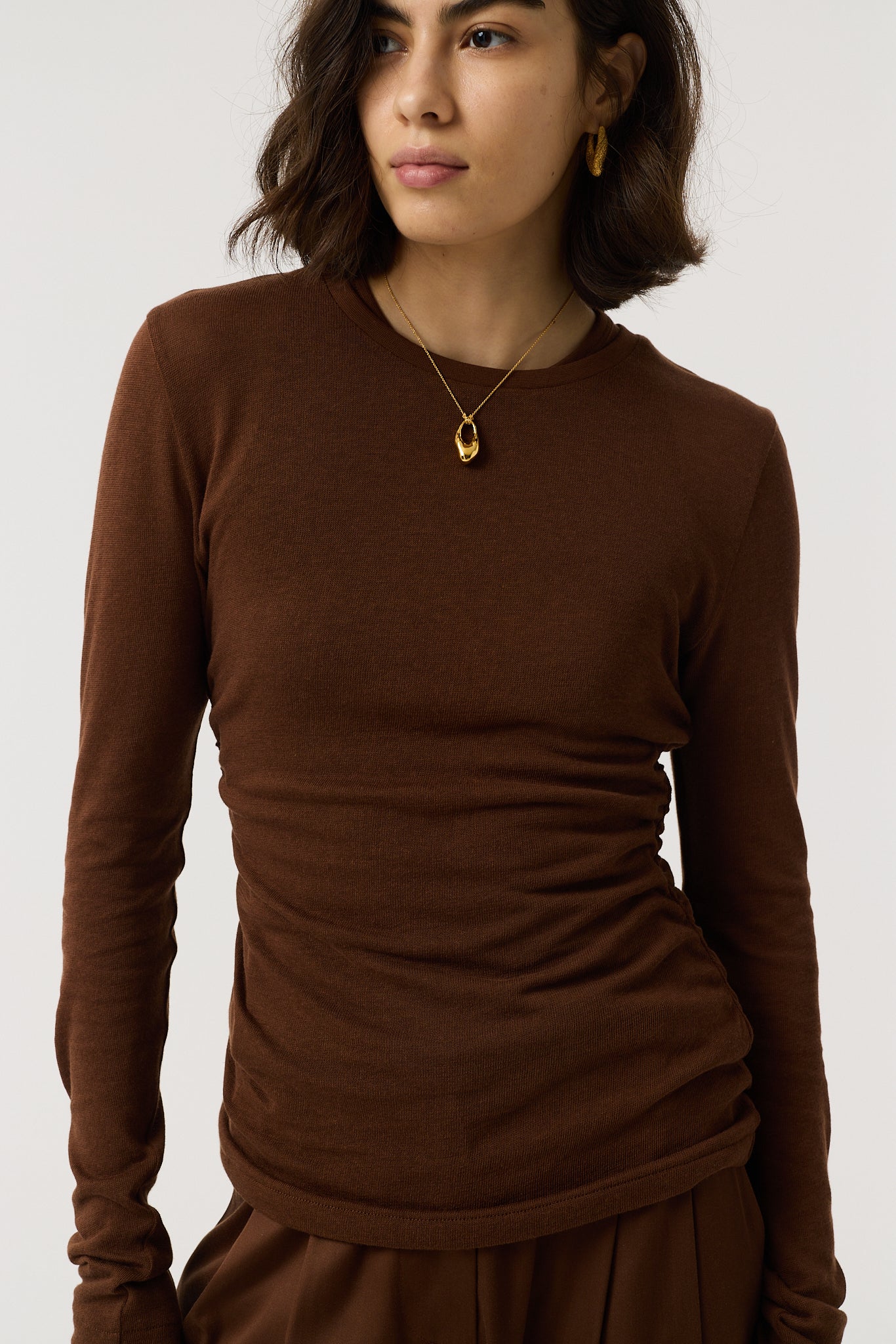 DAISY CHOCOLATE BROWN TOP