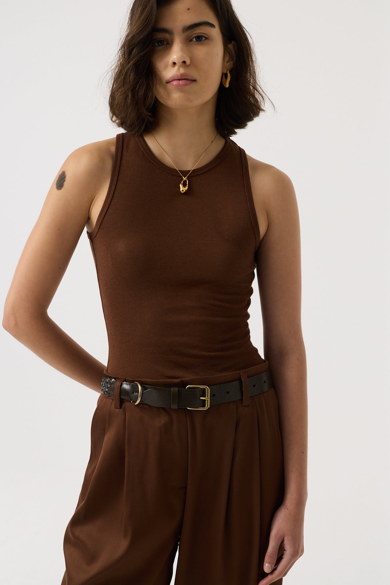 CHIARA CHOCOLATE TROUSERS