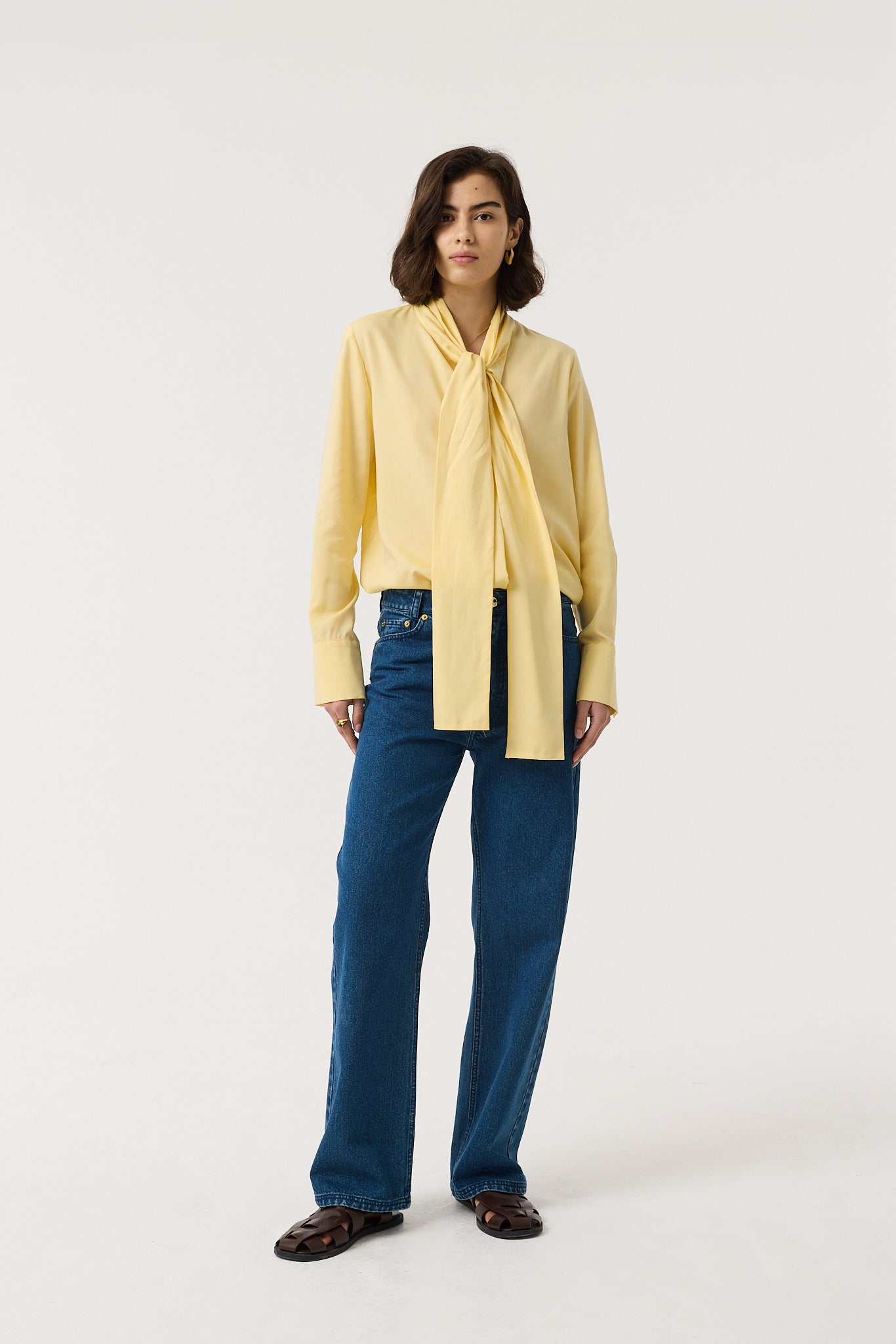 VIOLA BUTTER YELLOW BLOUSE