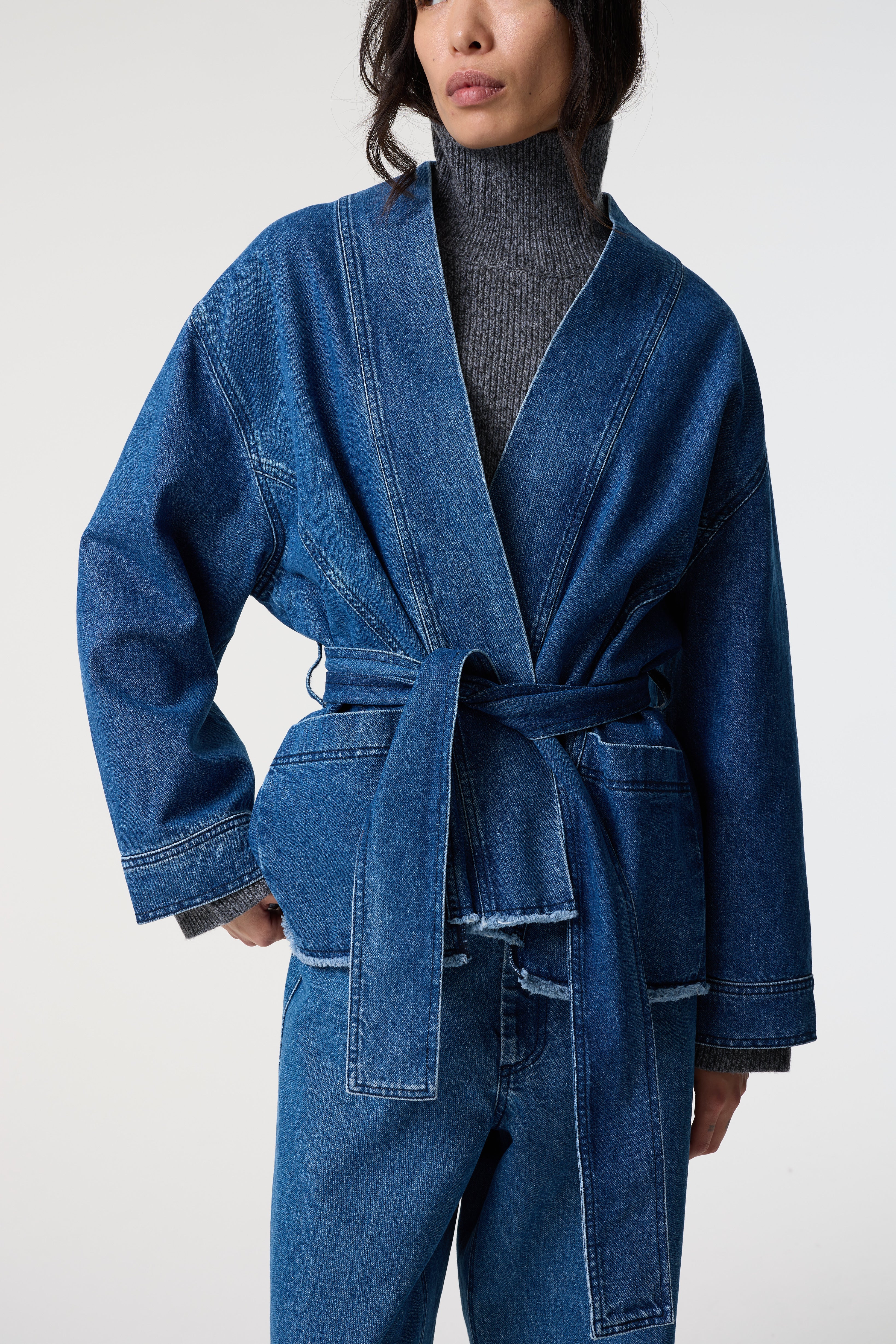 ANALA RECYCLED DENIM JACKET