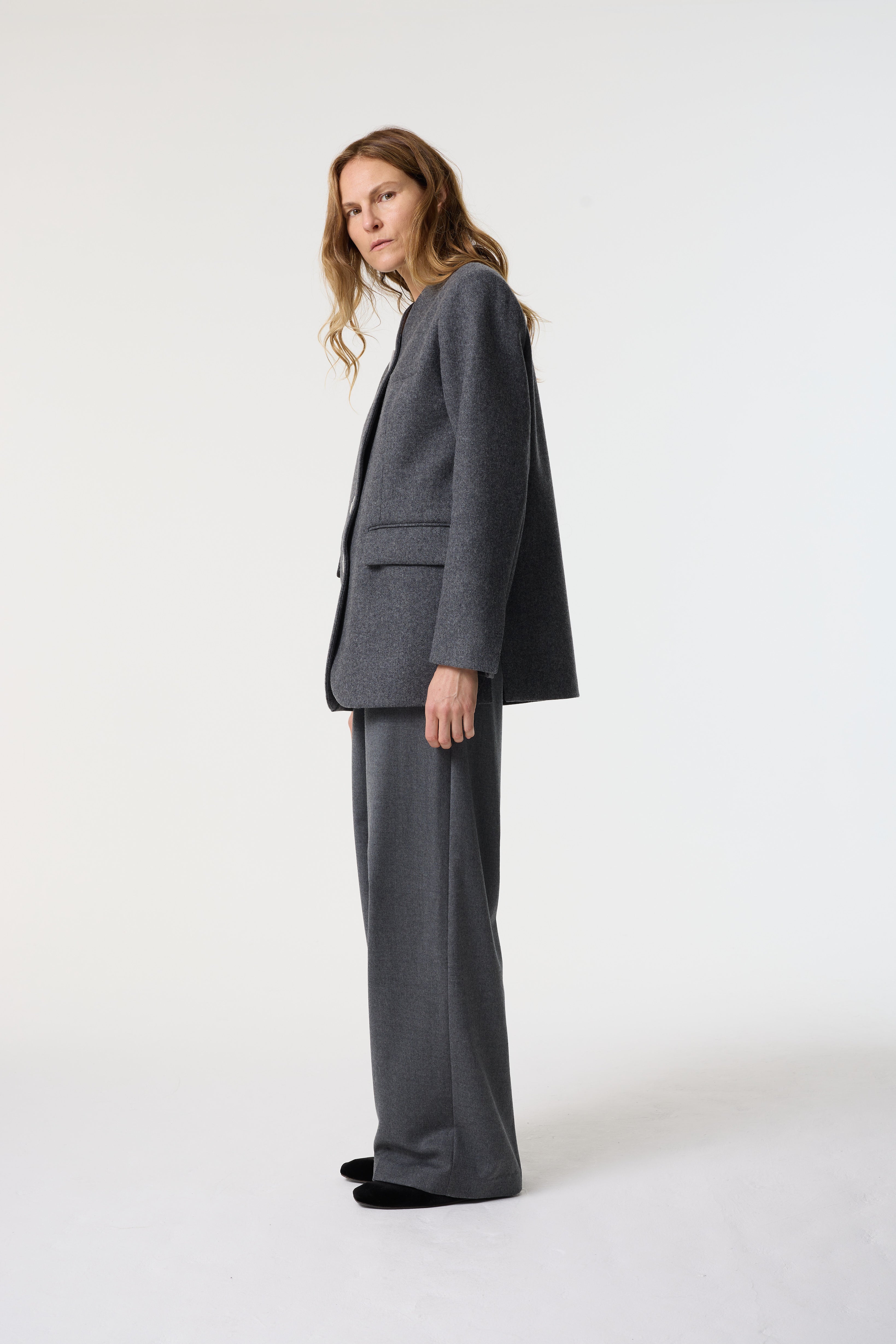 EARLA CHARCOAL GREY JACKET