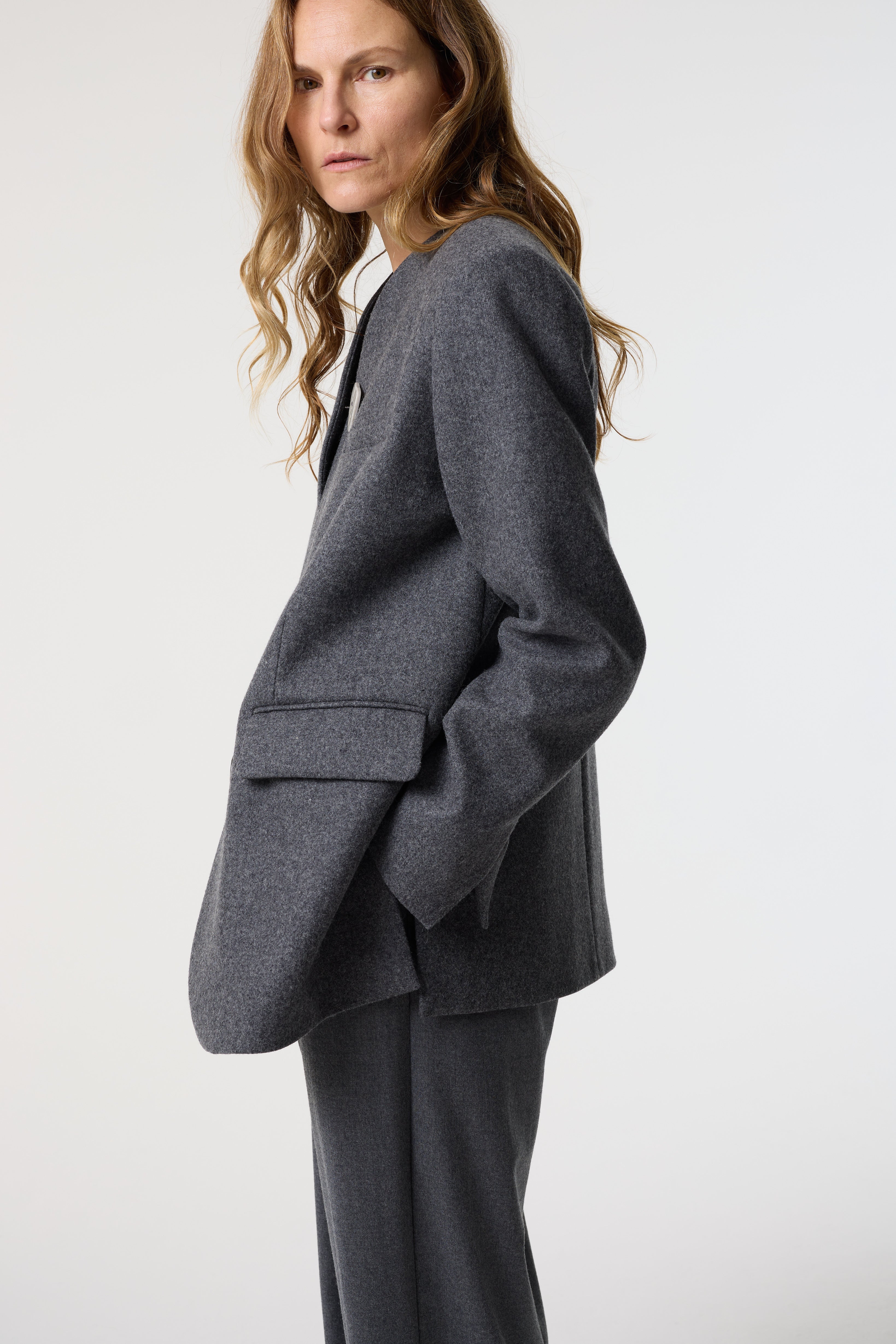 EARLA CHARCOAL GREY JACKET