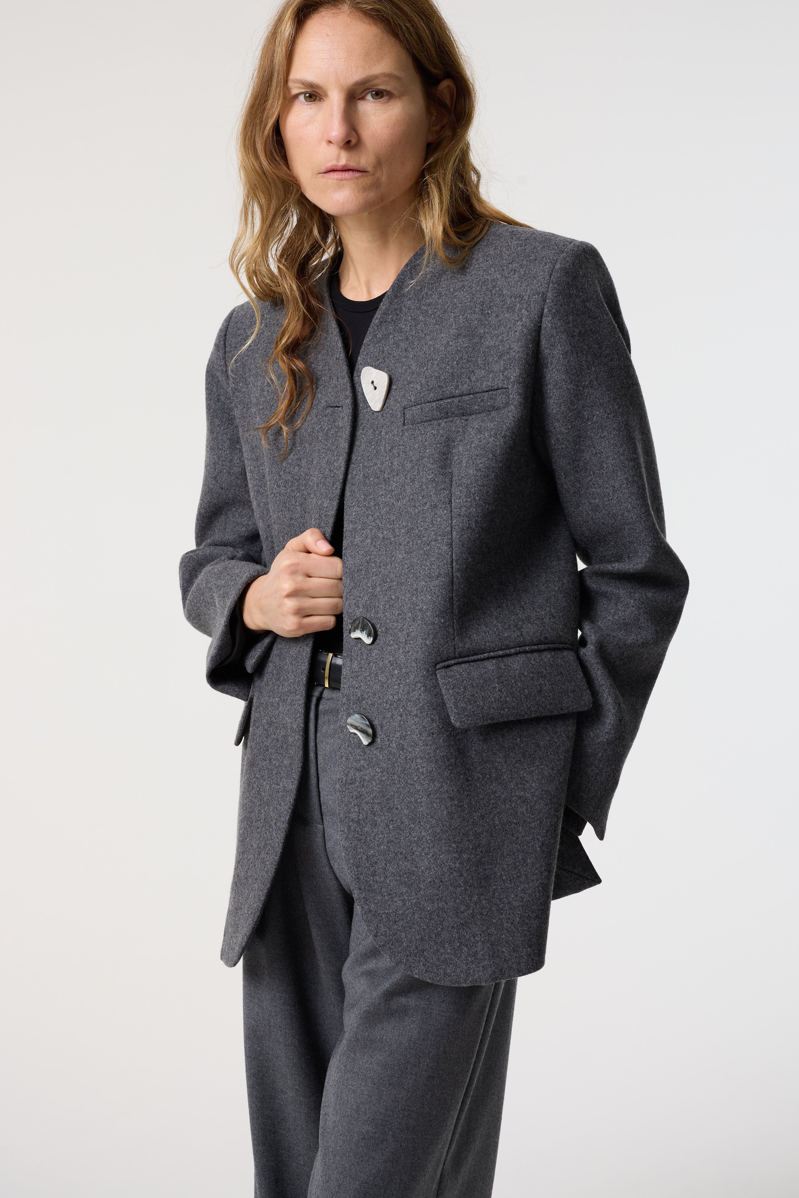 EARLA CHARCOAL GREY JACKET