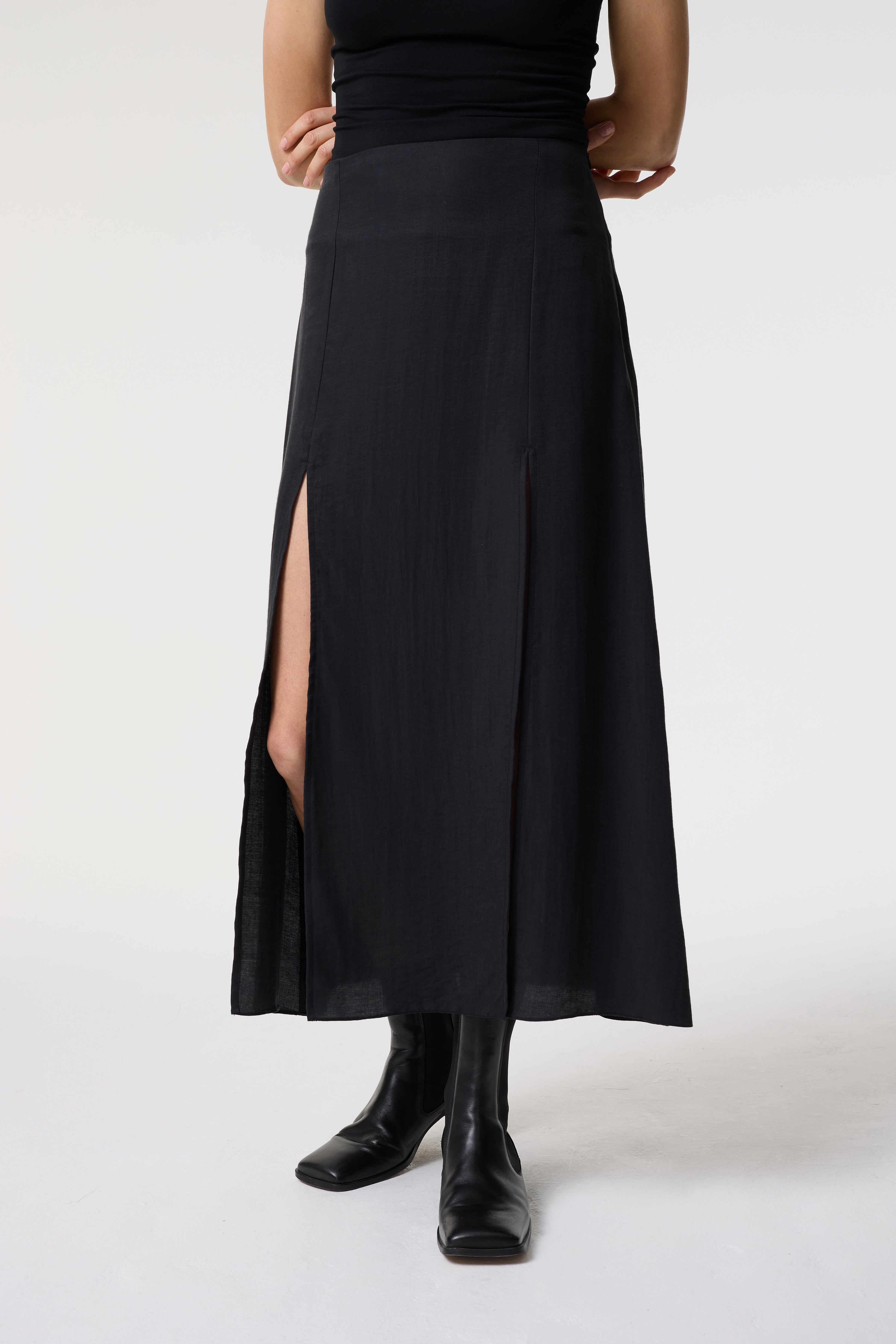 ELODIE BLACK SKIRT