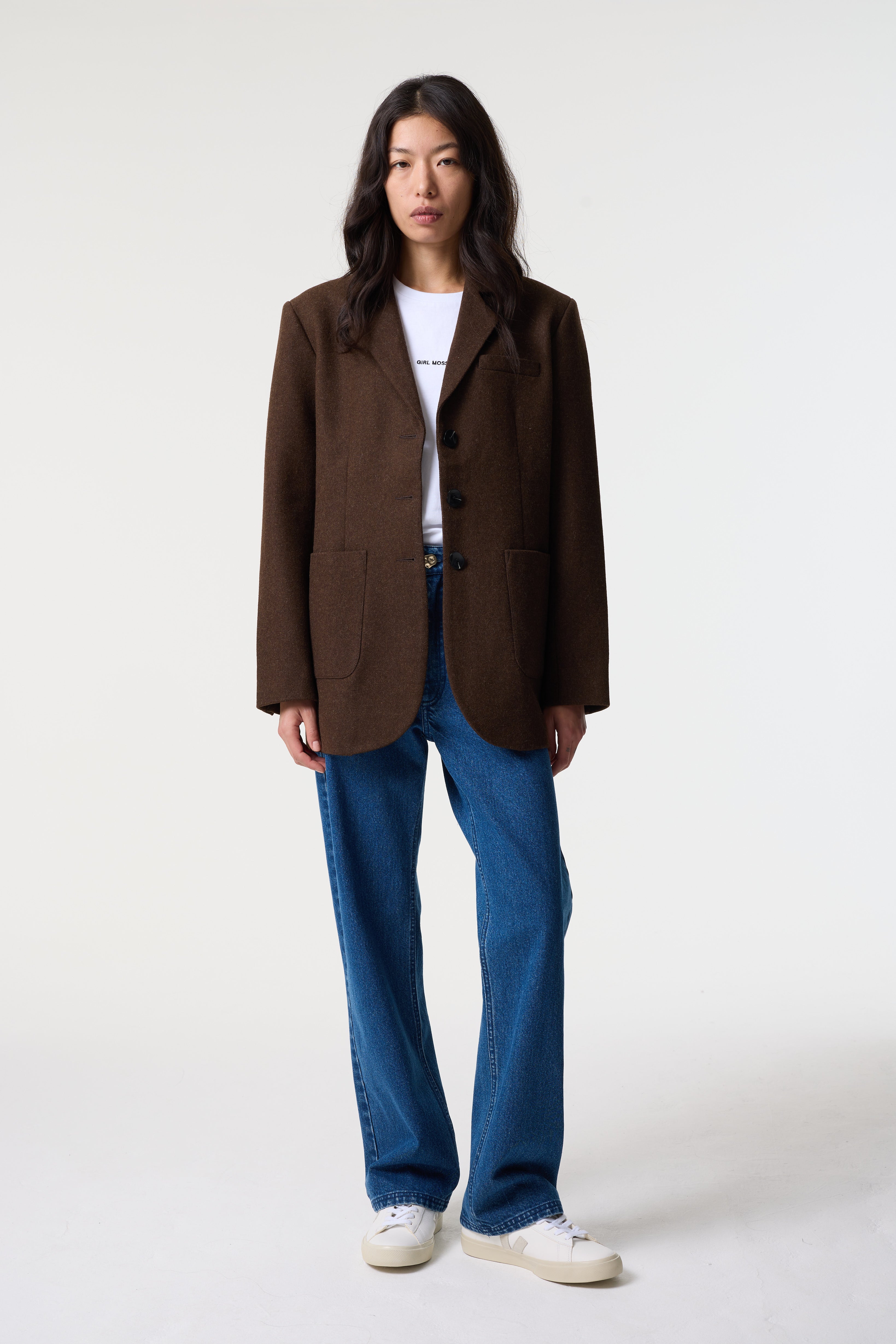 FRANCINE  NATURAL BROWN UNDYED JACKET