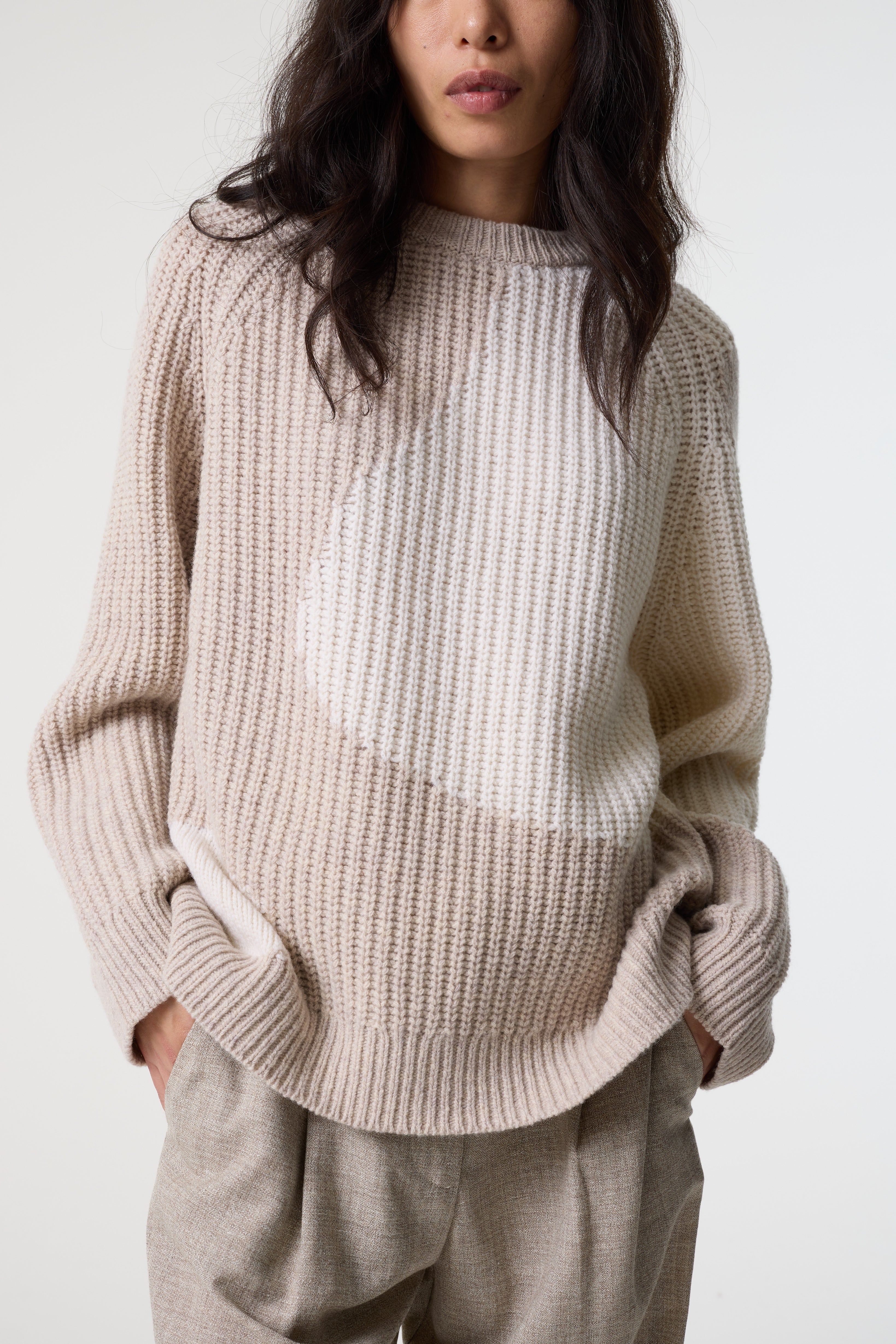 REMI IVORY/OYSTER JUMPER