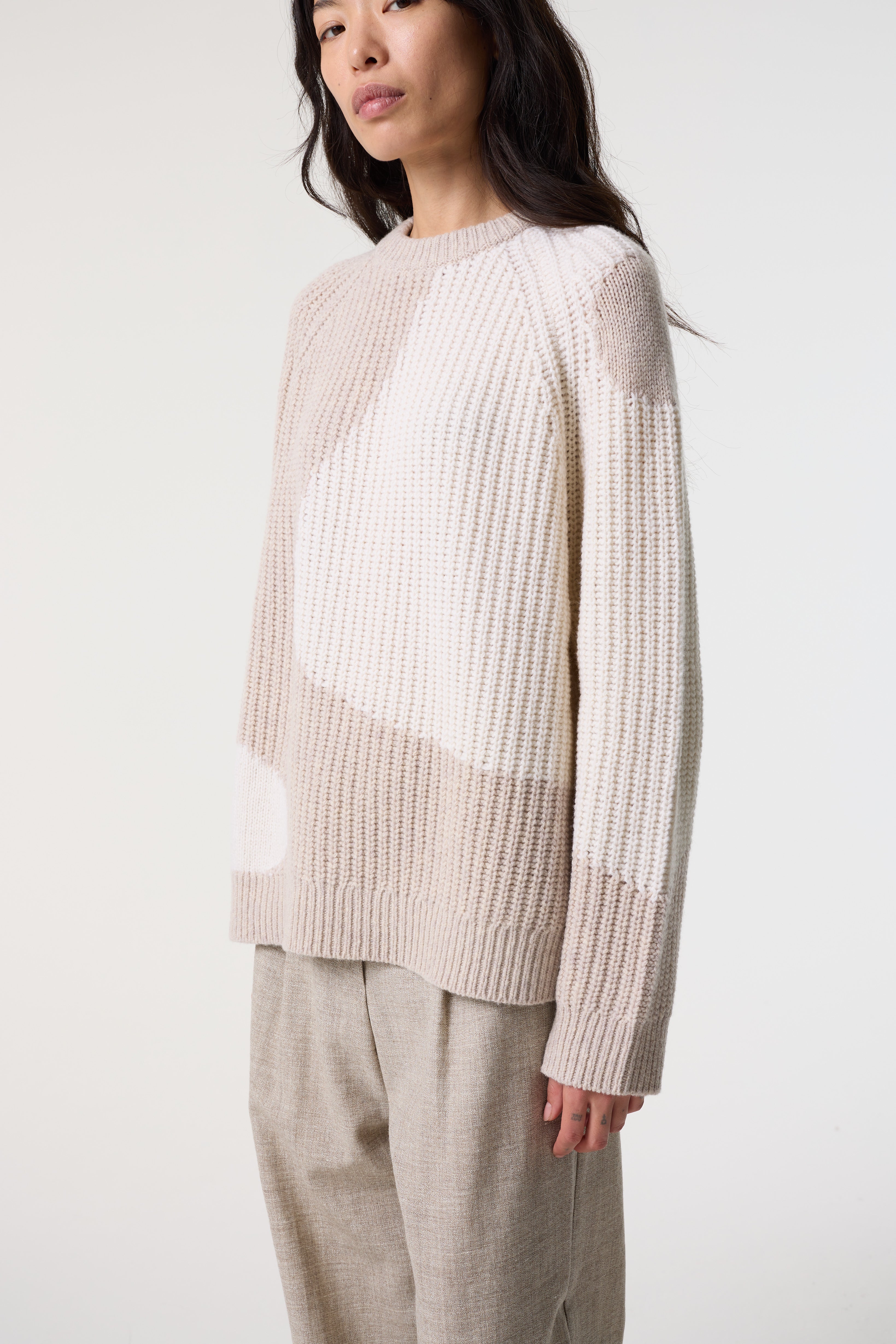 REMI IVORY/OYSTER JUMPER