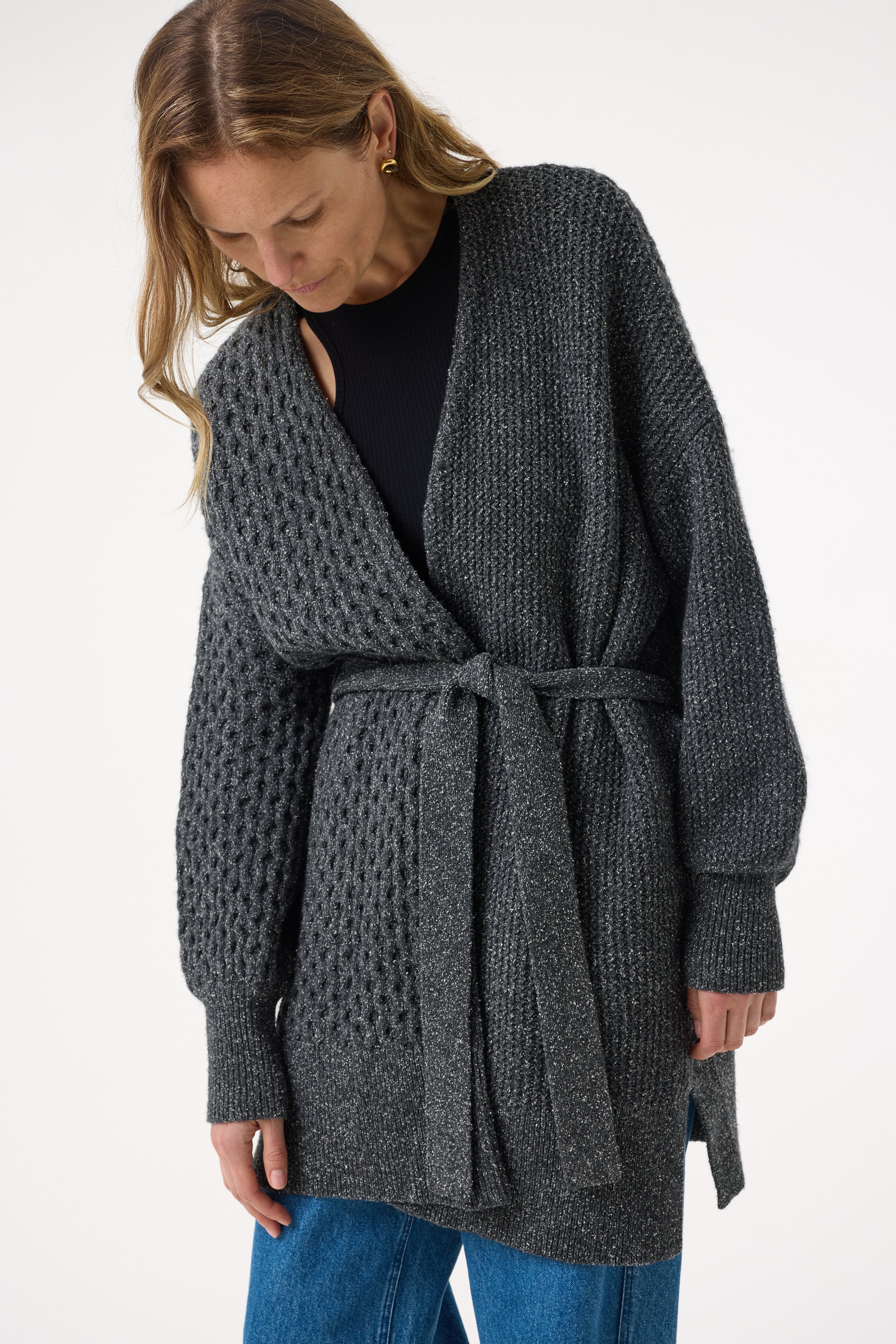 KORA CHARCOAL CARDIGAN