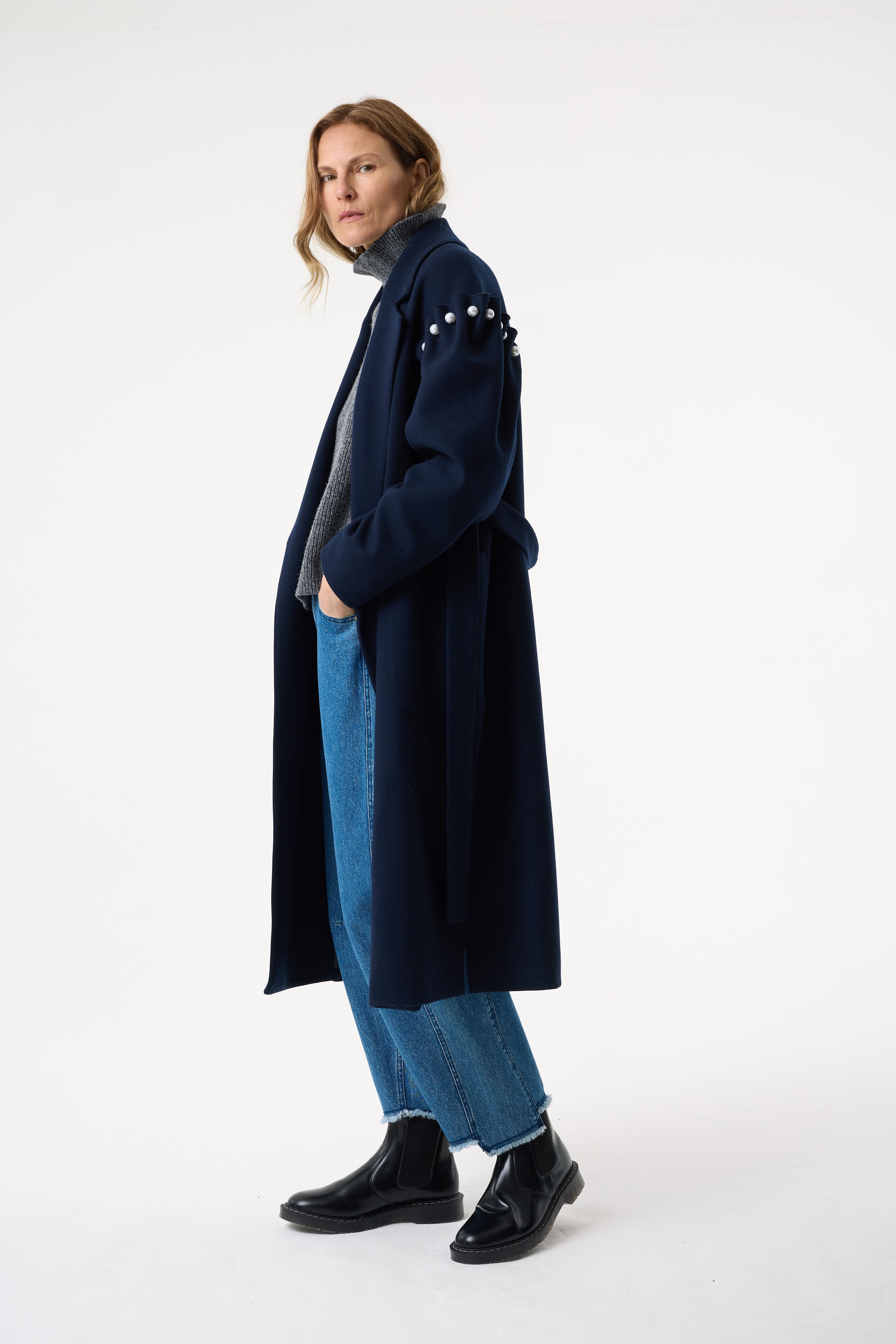 WREN NAVY COAT