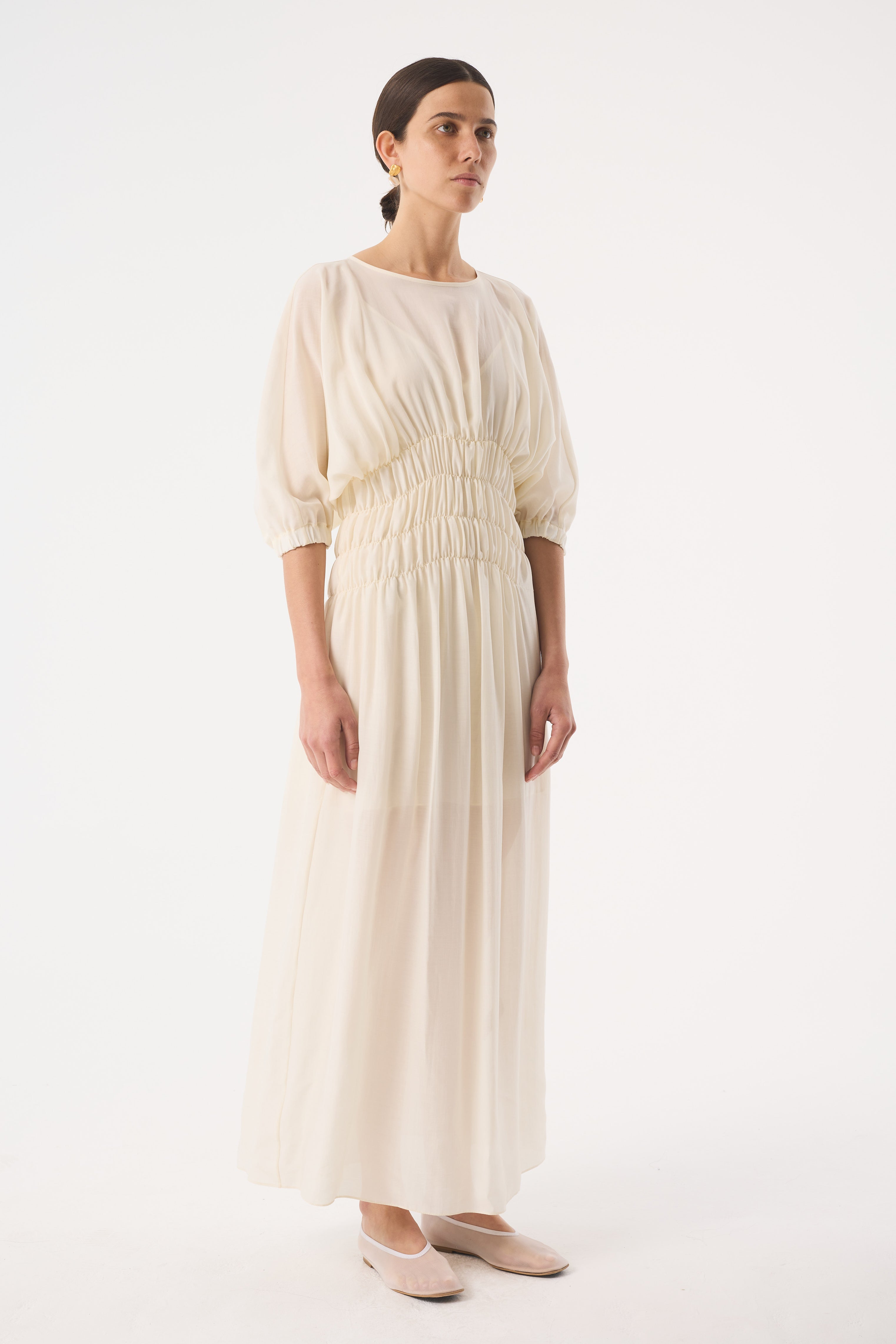 SELENA OFF WHITE DRESS