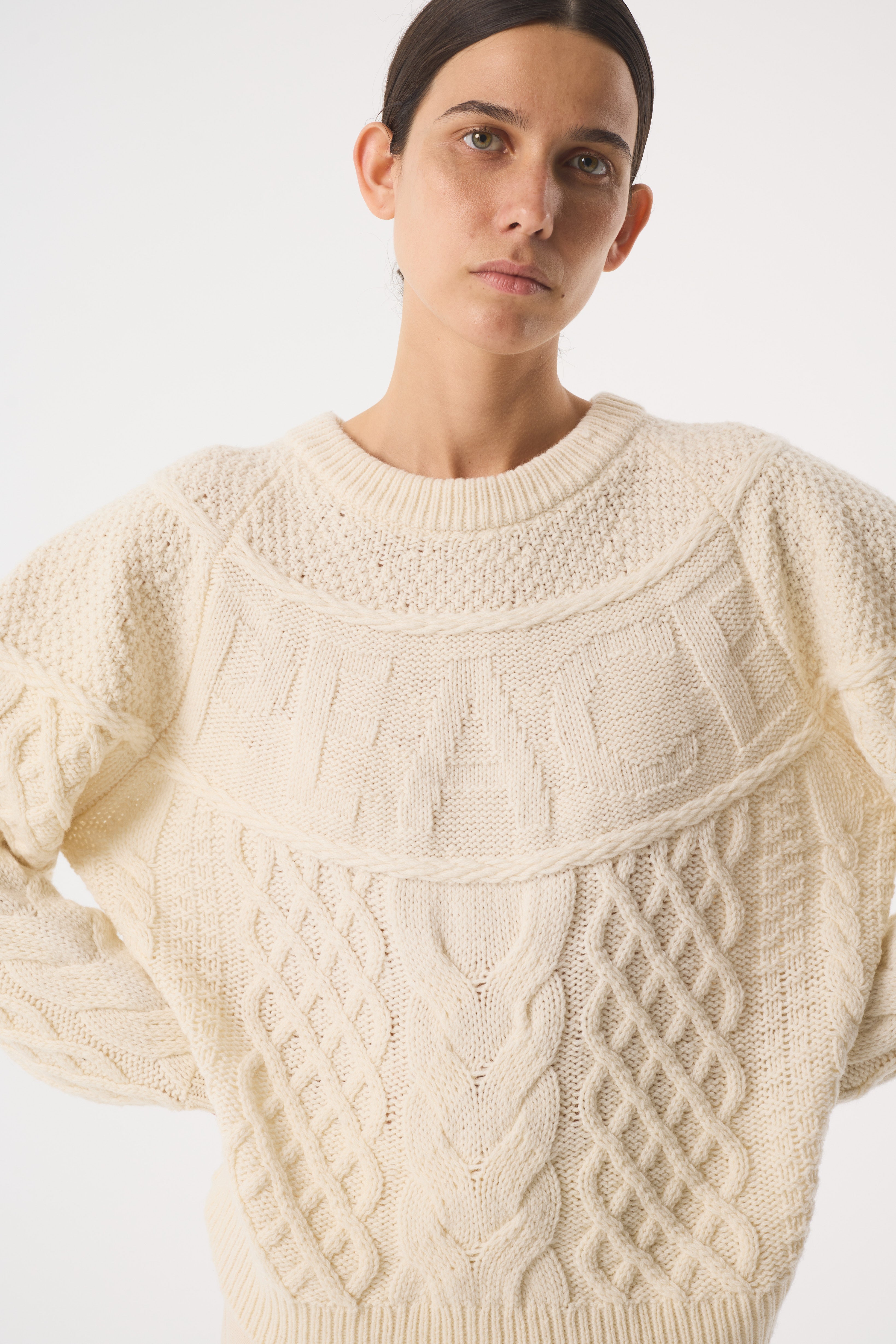 PEACE IVORY JUMPER