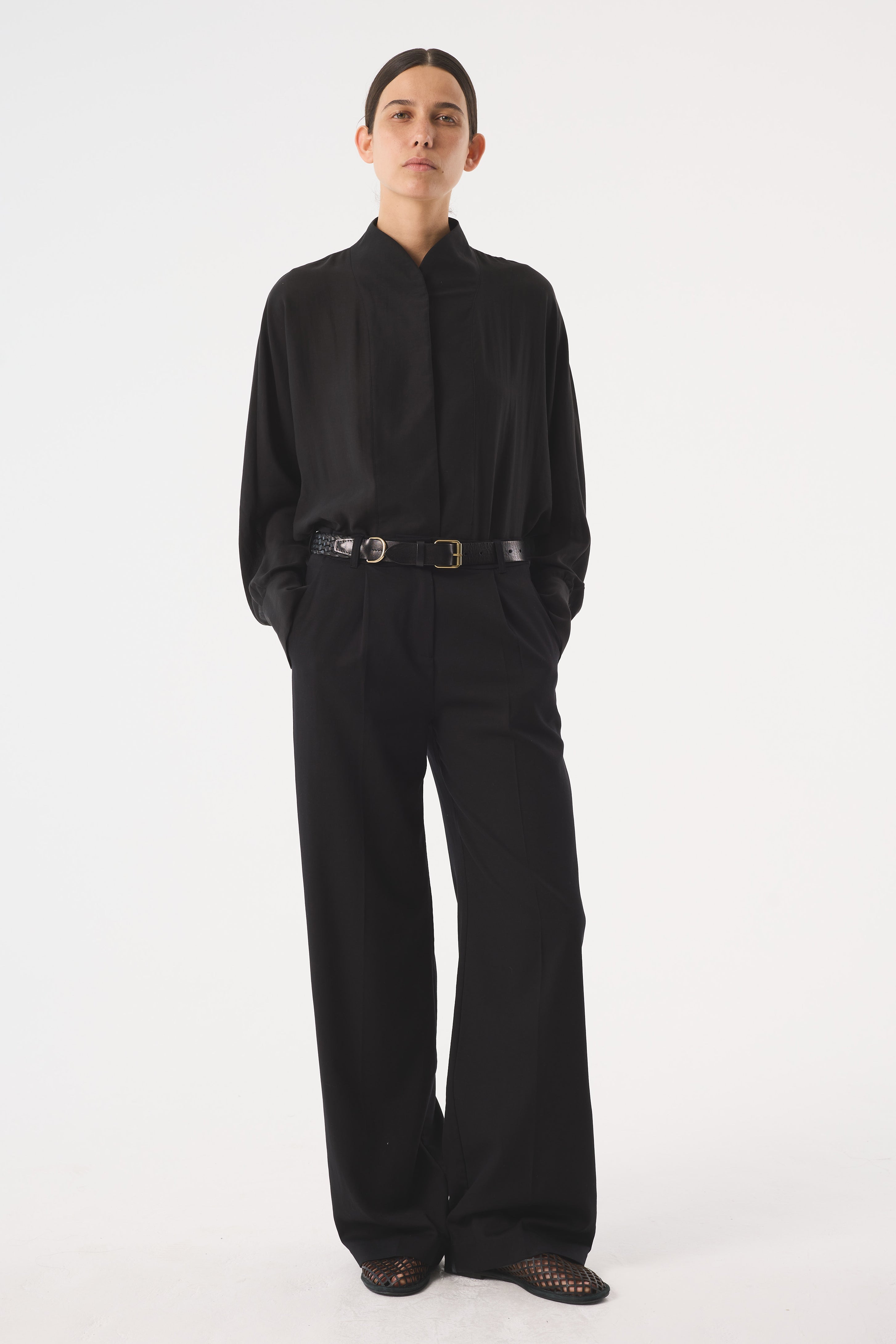 PERLA BLACK TROUSERS