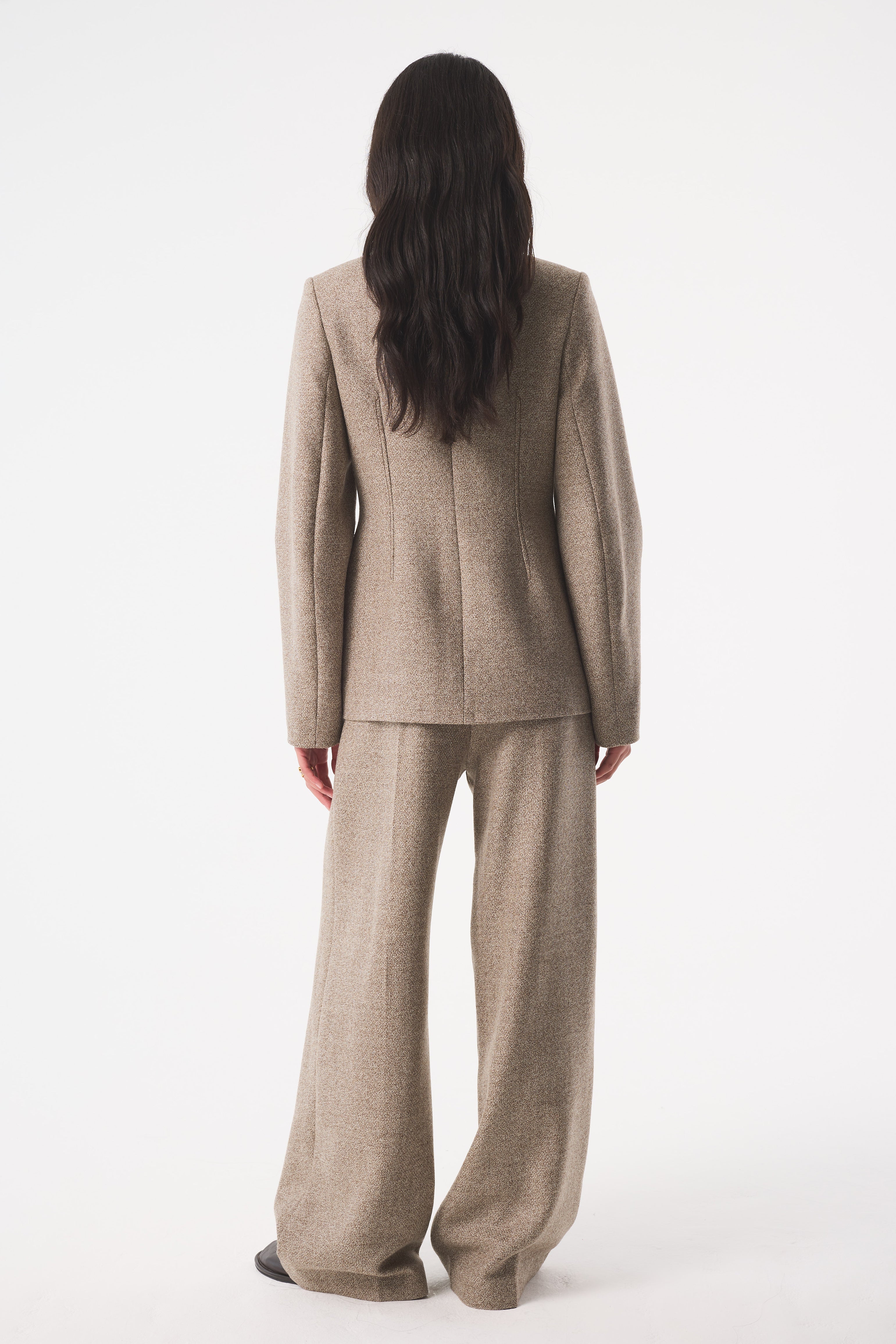 PERLA BROWN UNDYED TROUSERS