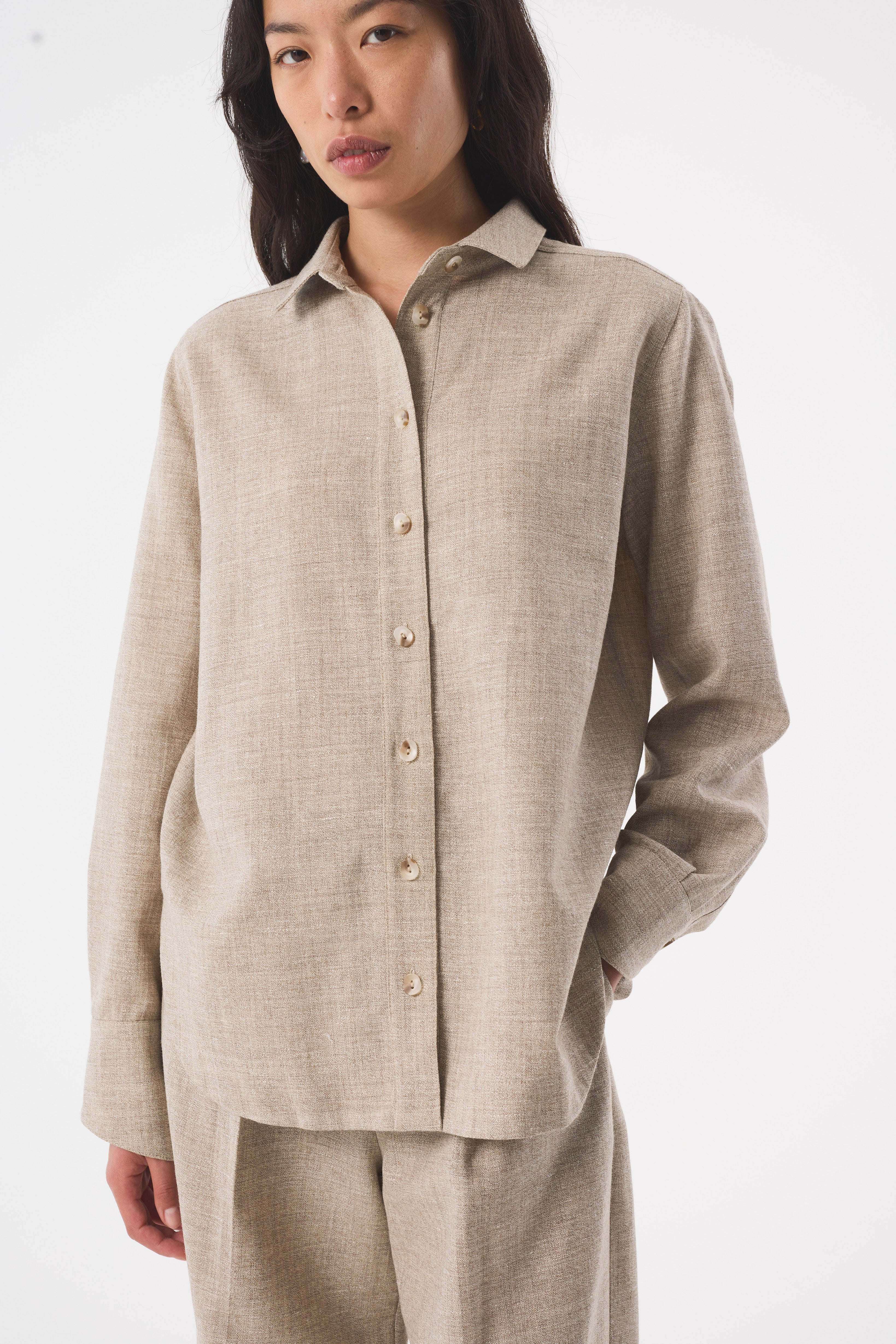 FABLE GREY UNDYED SHIRT