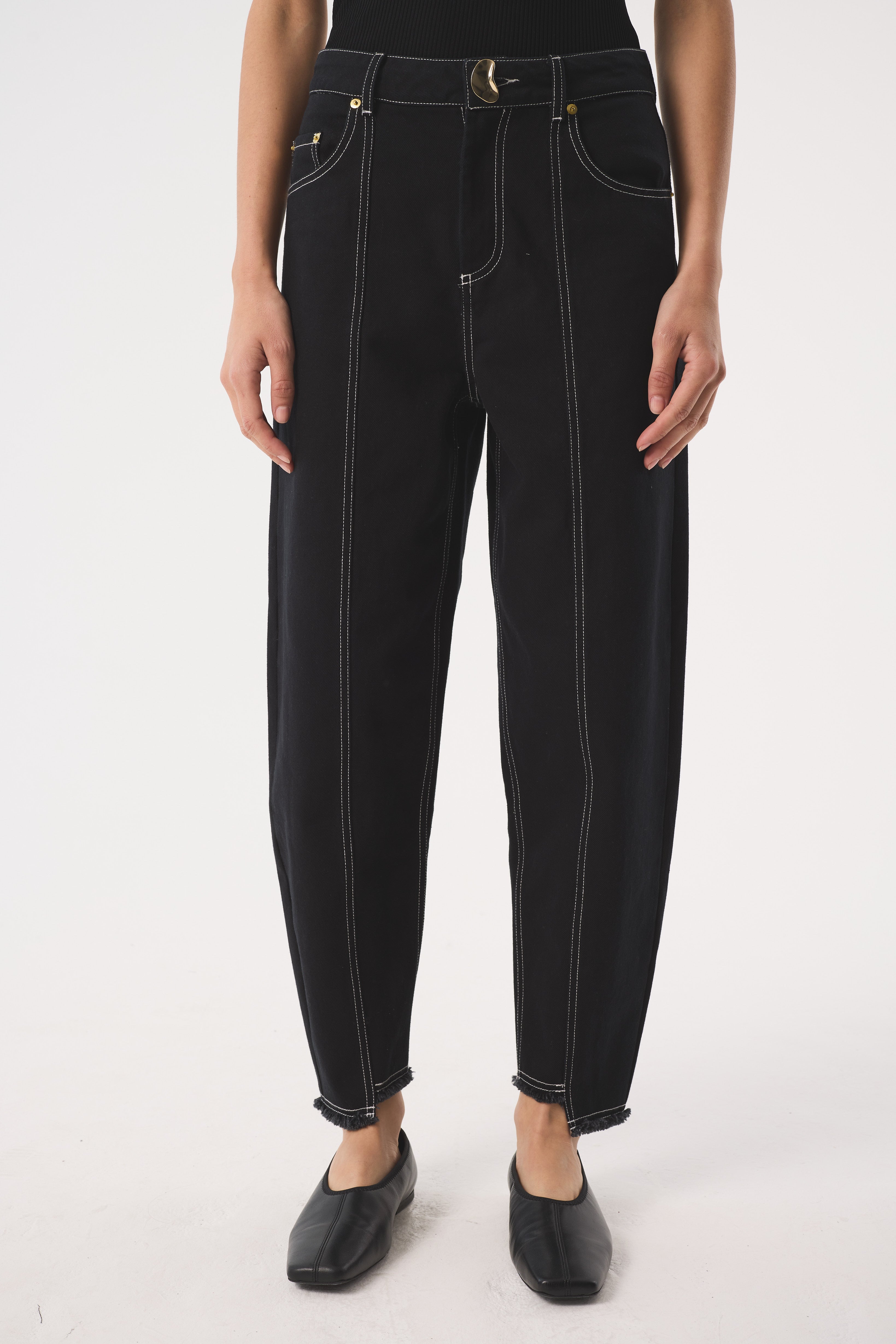 Sol Black Jeans | 100% Regenerative Cotton Denim | AKYN
