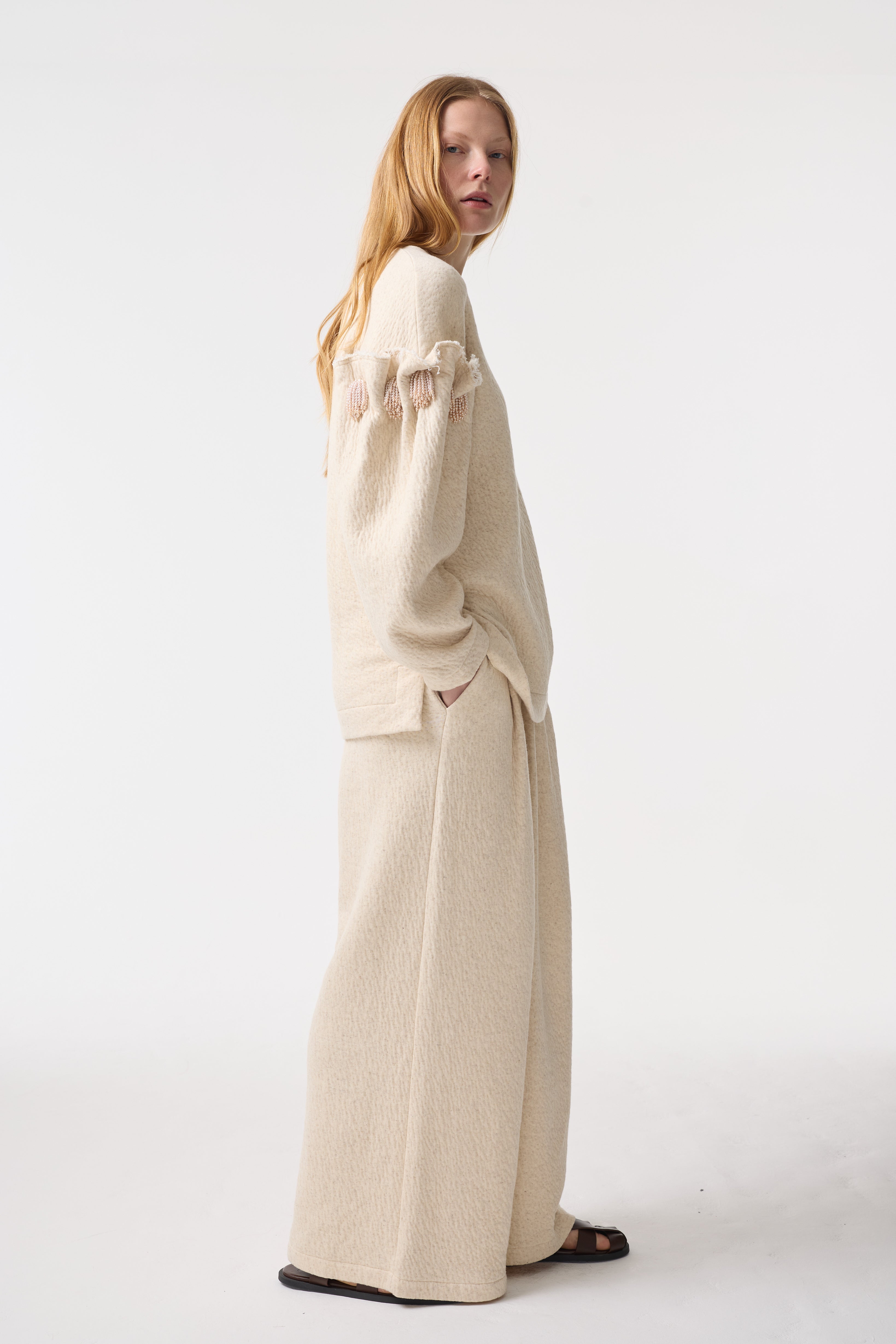 SAVANE UNDYED TROUSERS