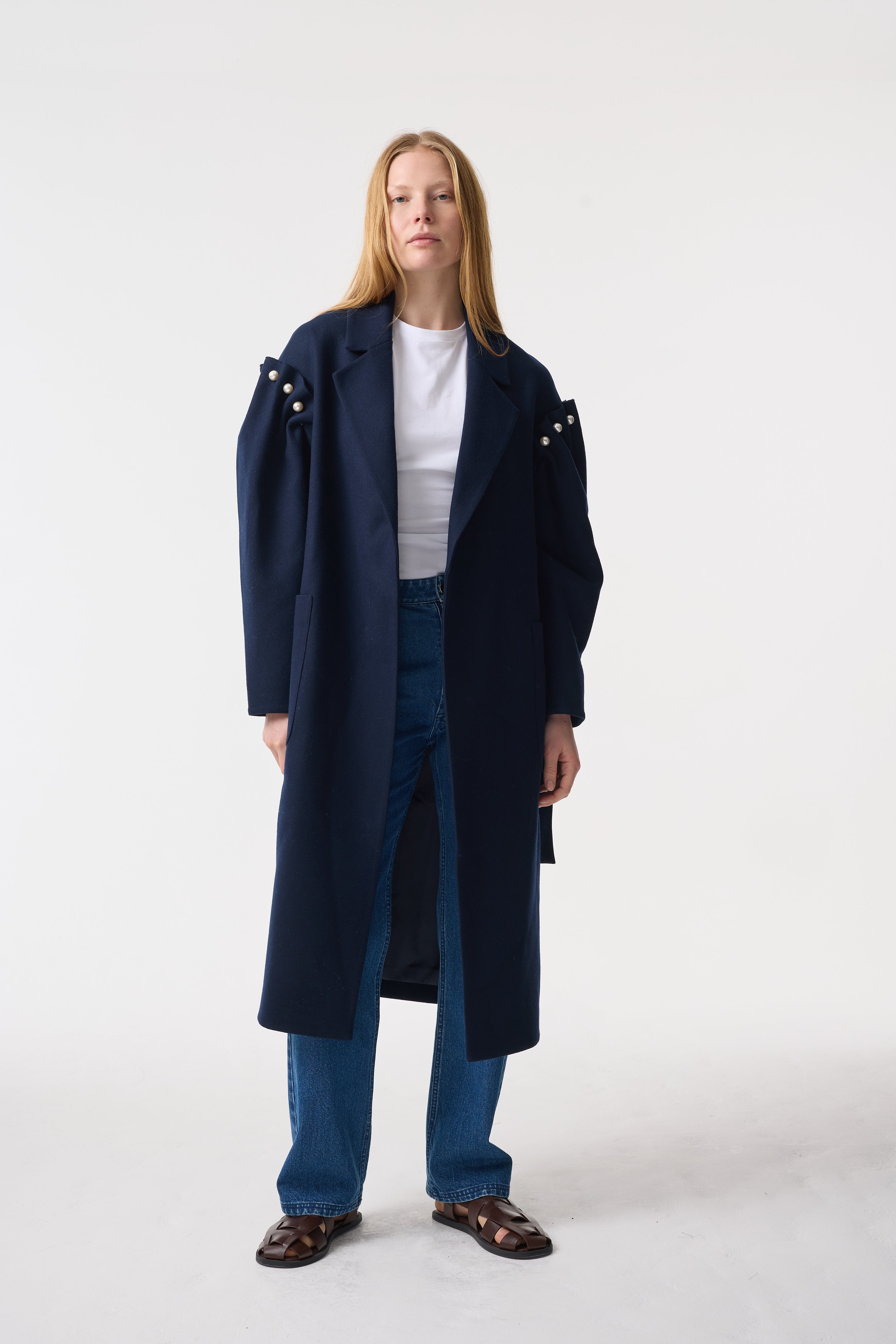 WREN NAVY COAT
