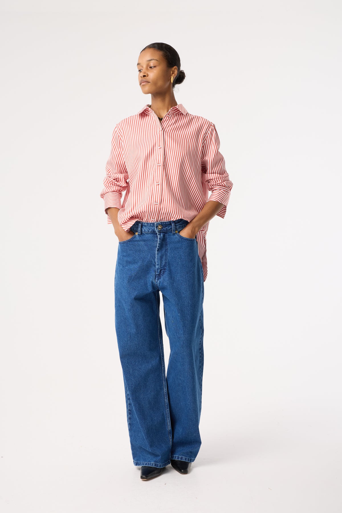 FABLE RED STRIPE SHIRT