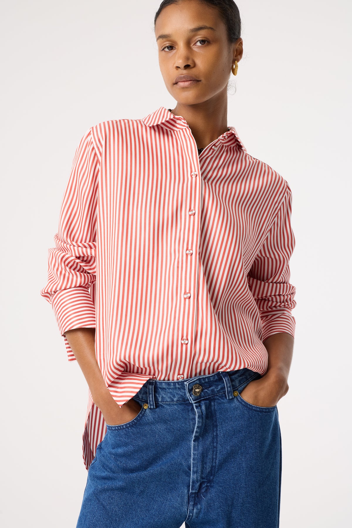 FABLE RED STRIPE SHIRT