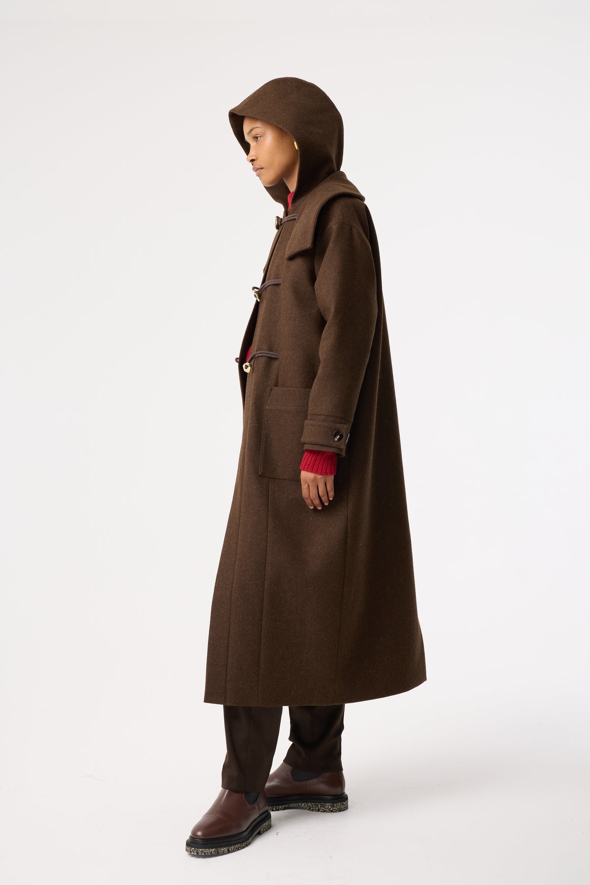 JAYNE NATURAL BROWN COAT