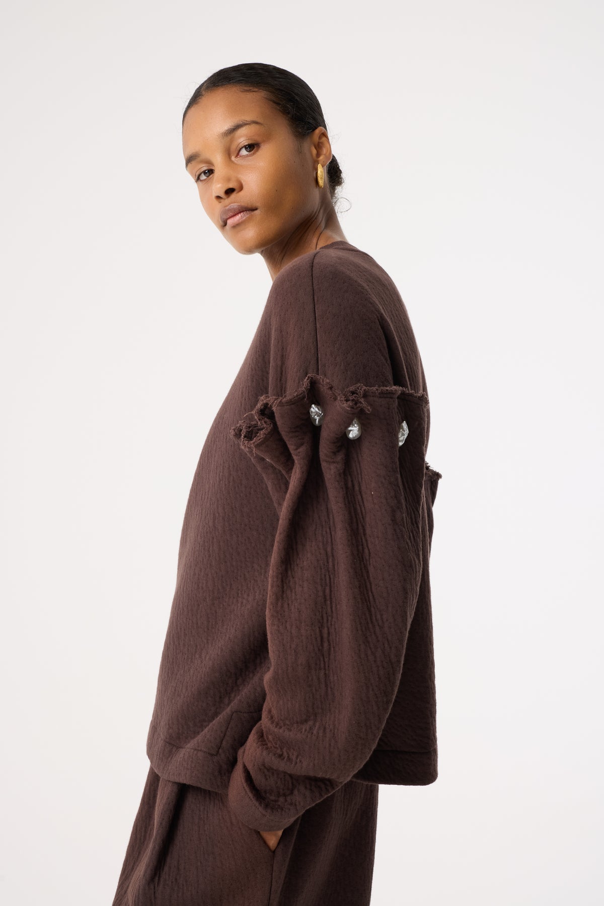KORI CHOCOLATE BROWN SWEATSHIRT