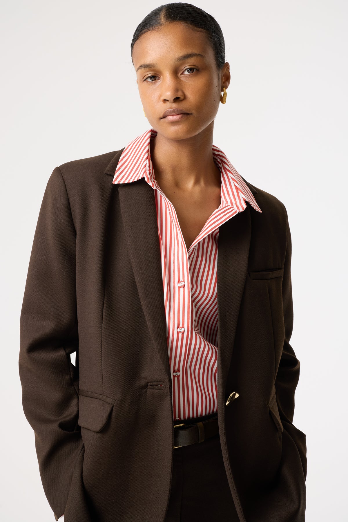 NOOR DARK BROWN JACKET