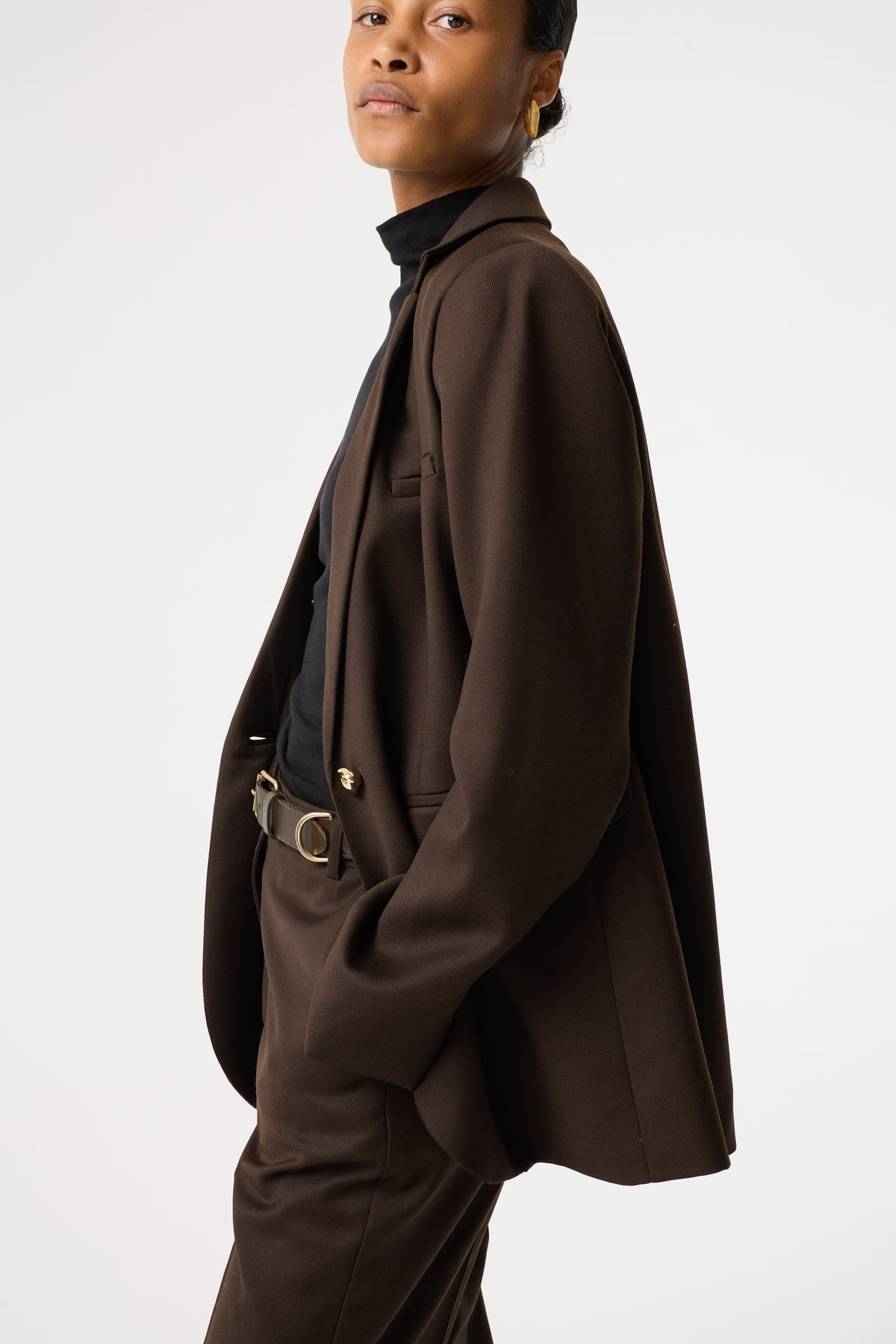 NOOR DARK BROWN JACKET