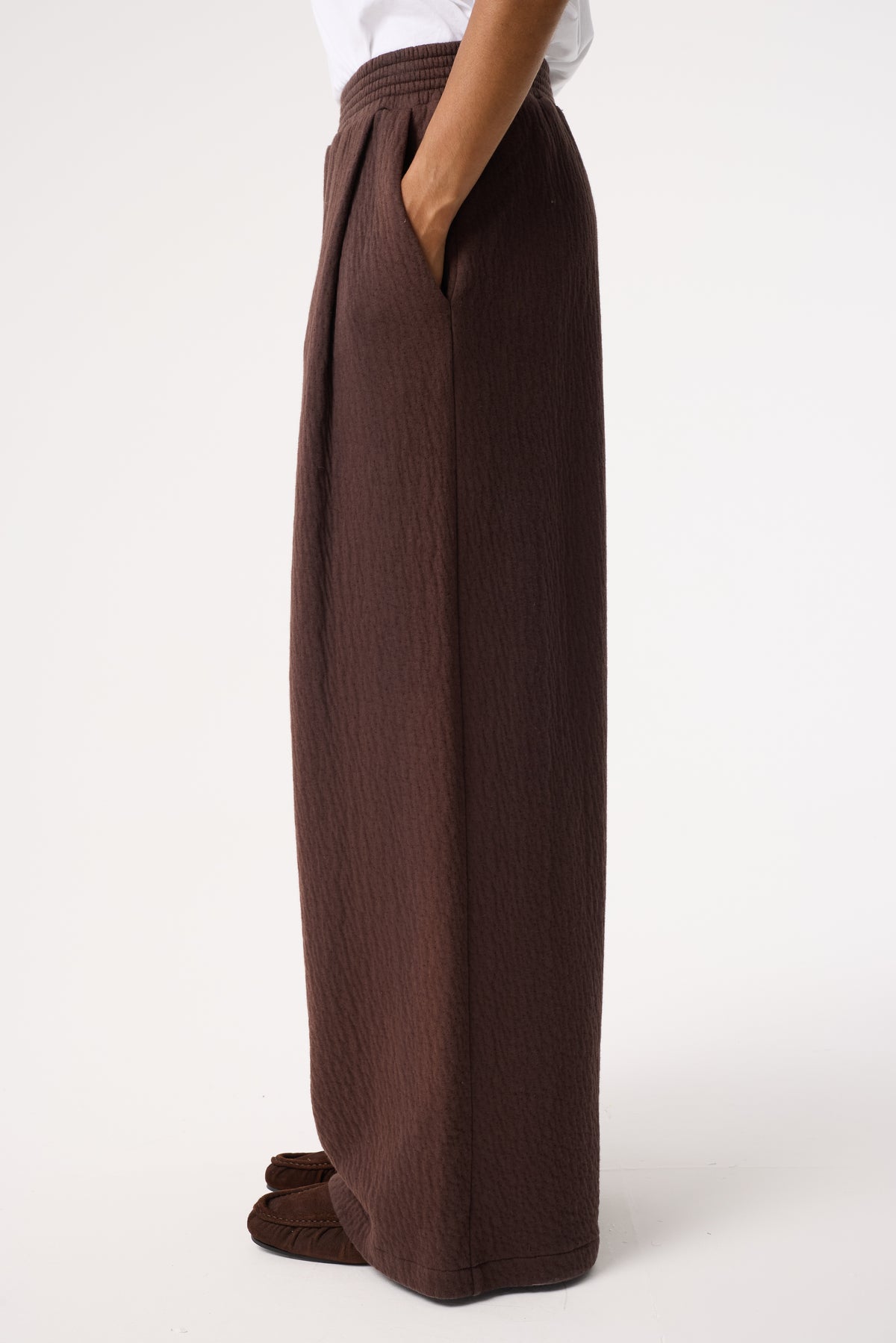 SAVANE CHOCOLATE BROWN TROUSERS