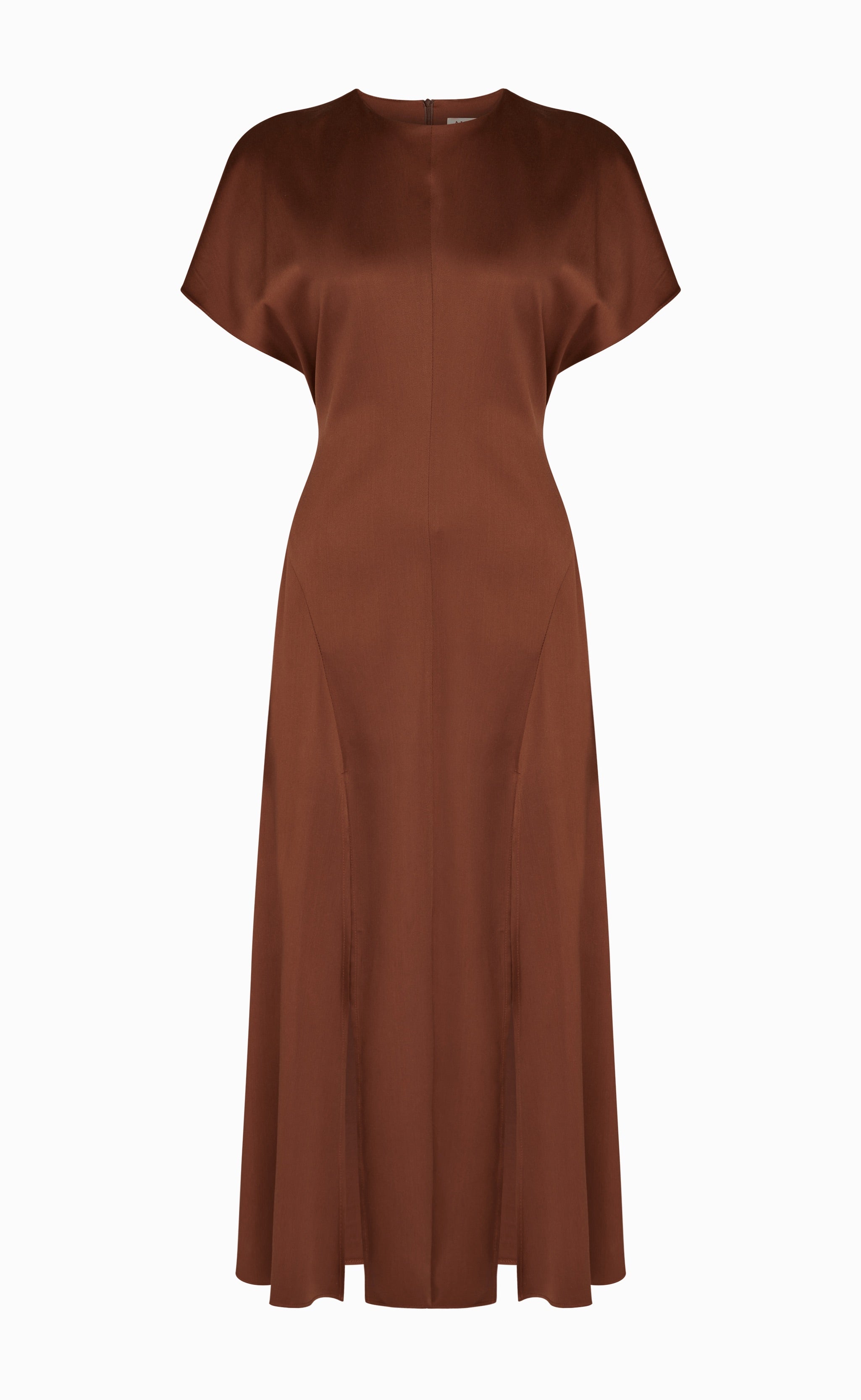 Maisie Brown Dress | Contemporary Occasionwear | AKYN