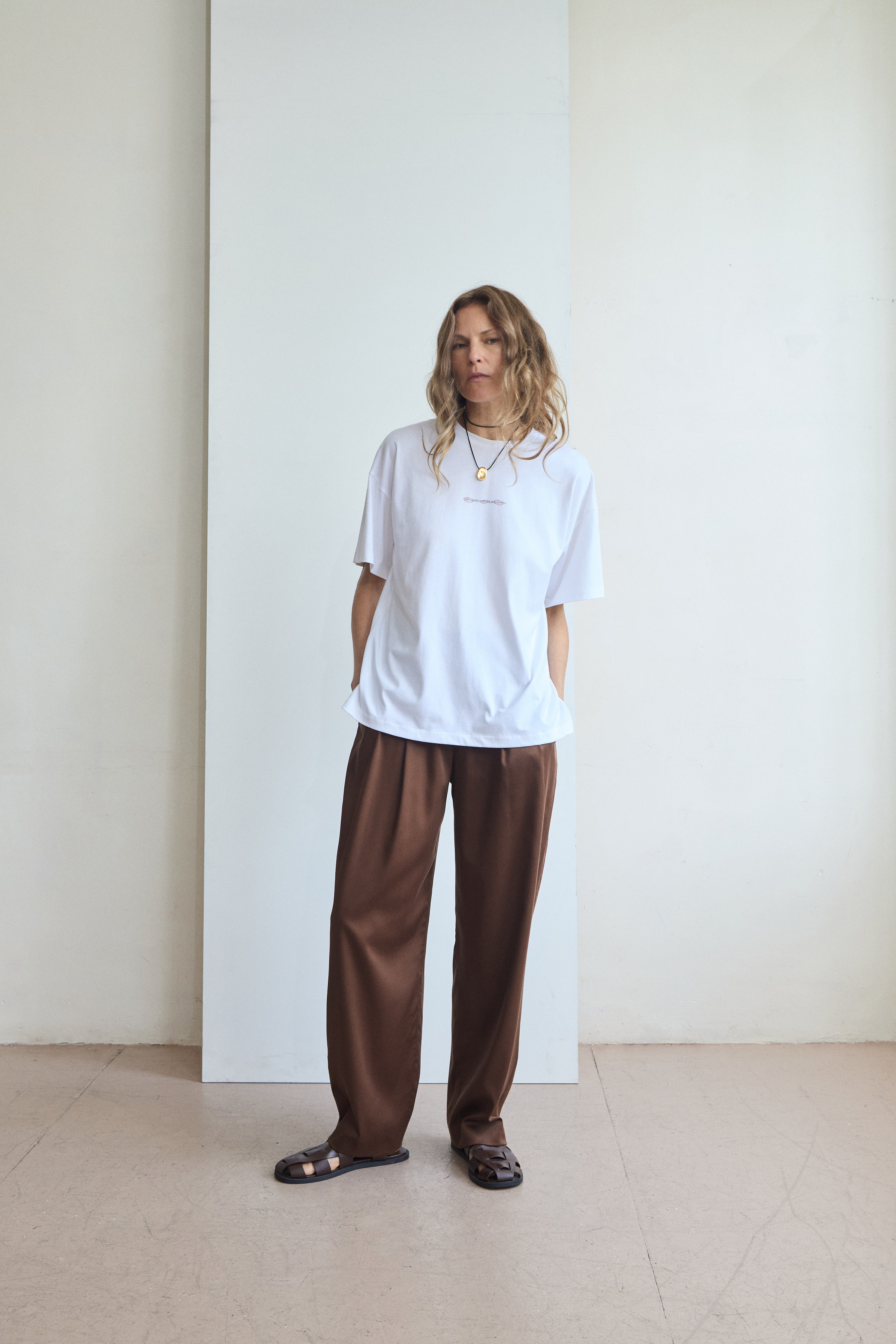 LUCY 'EARTH/ART/HEART' WHITE T-SHIRT