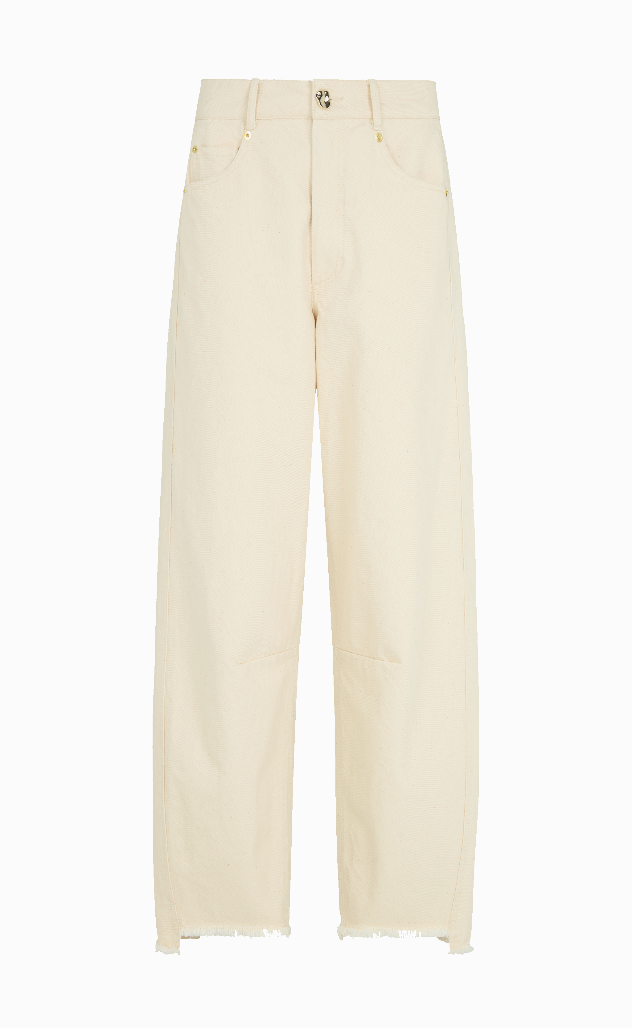 BLAKE ECRU BARREL JEANS