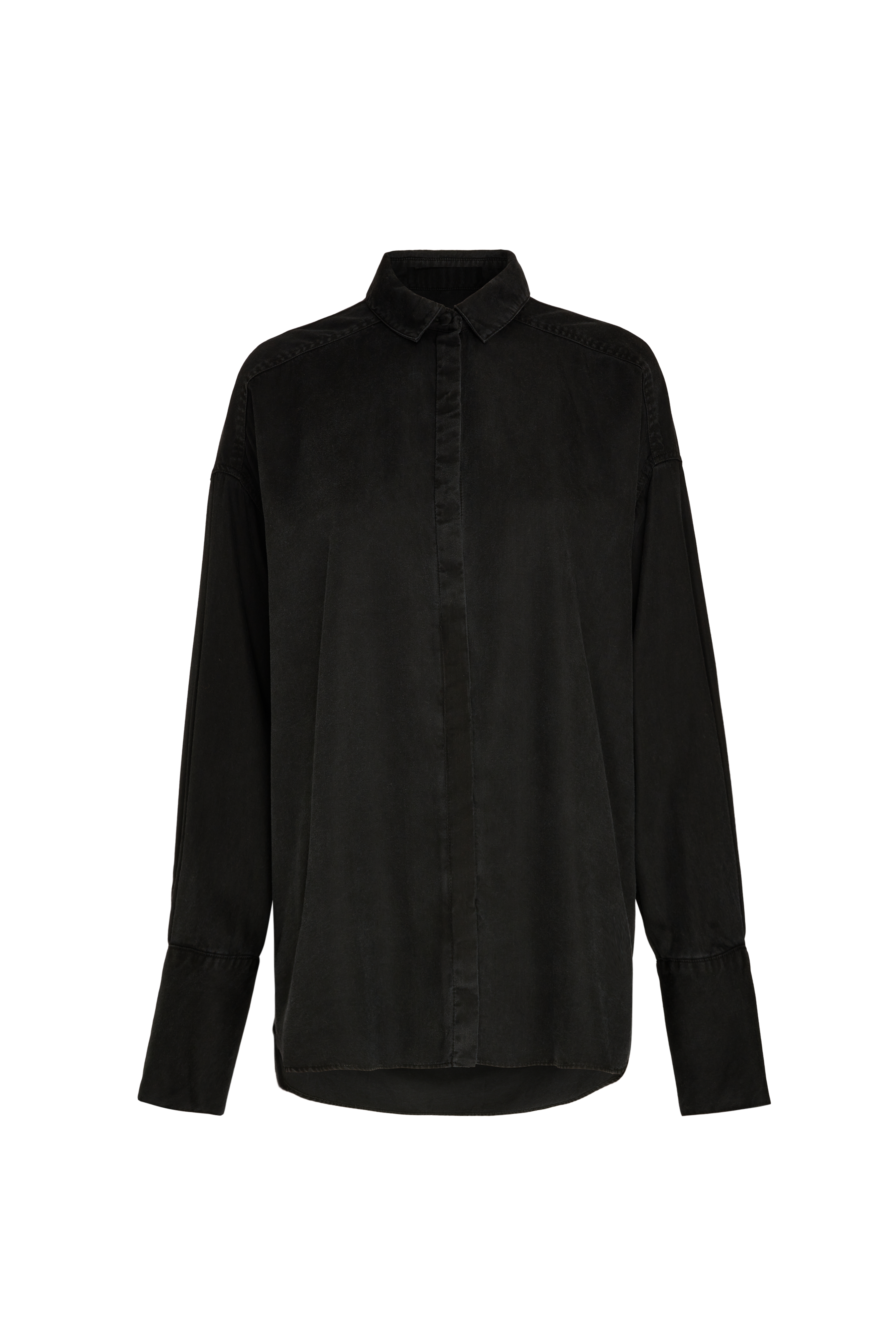 FENELLA WASHED BLACK SHIRT