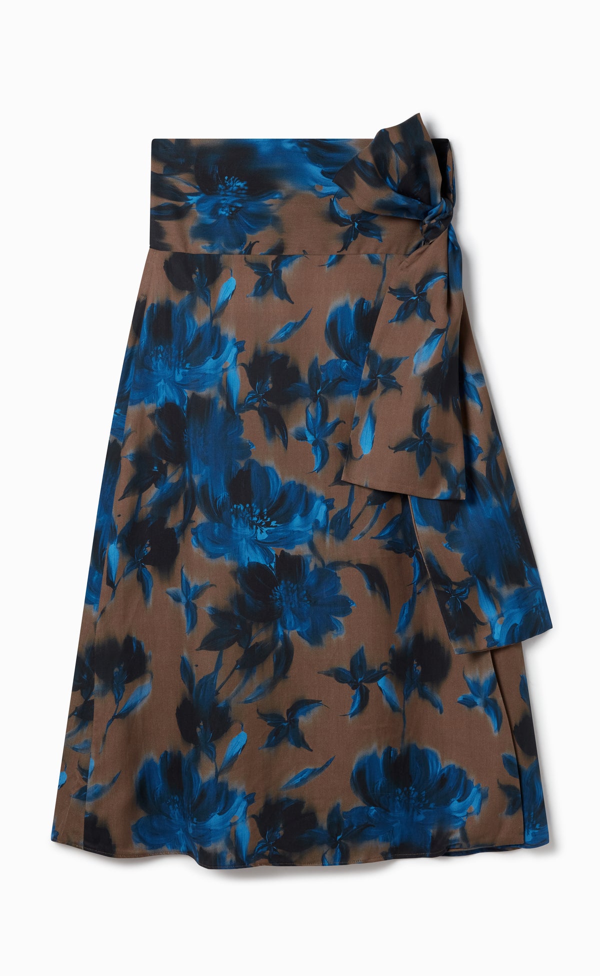 SABINA BLURRED FLORAL PRINT SKIRT